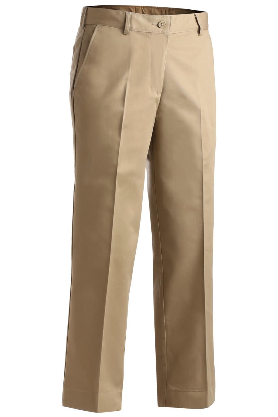 8576 Edwards Ladies Easy Fit Chino Flat Front Pant 8576 Edwards Ladies Easy Fit Chino Flat Front Pant