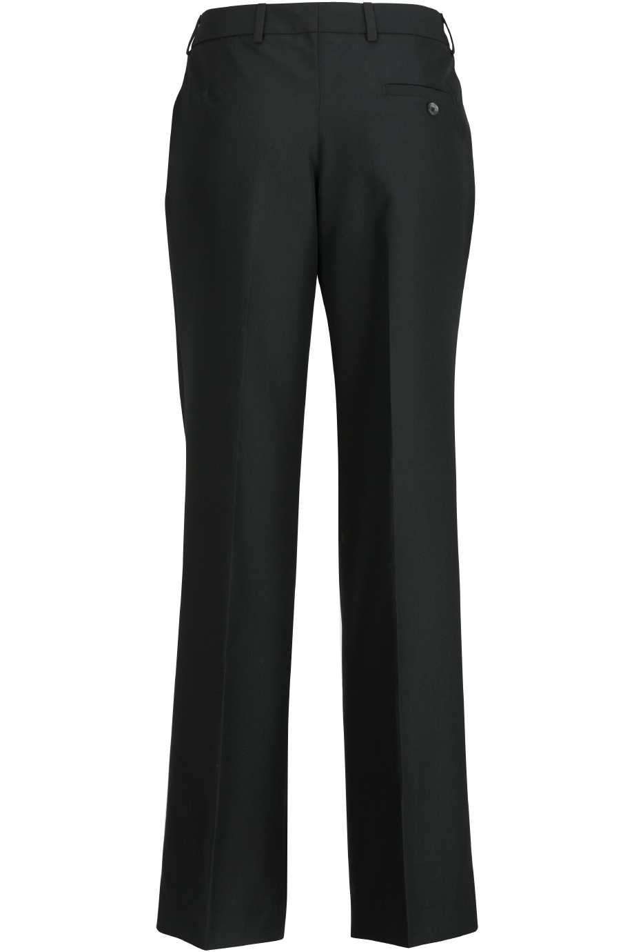 8640 Edwards LADIES PLEATED FRONT POLY/WOOL PANT - Back Image
