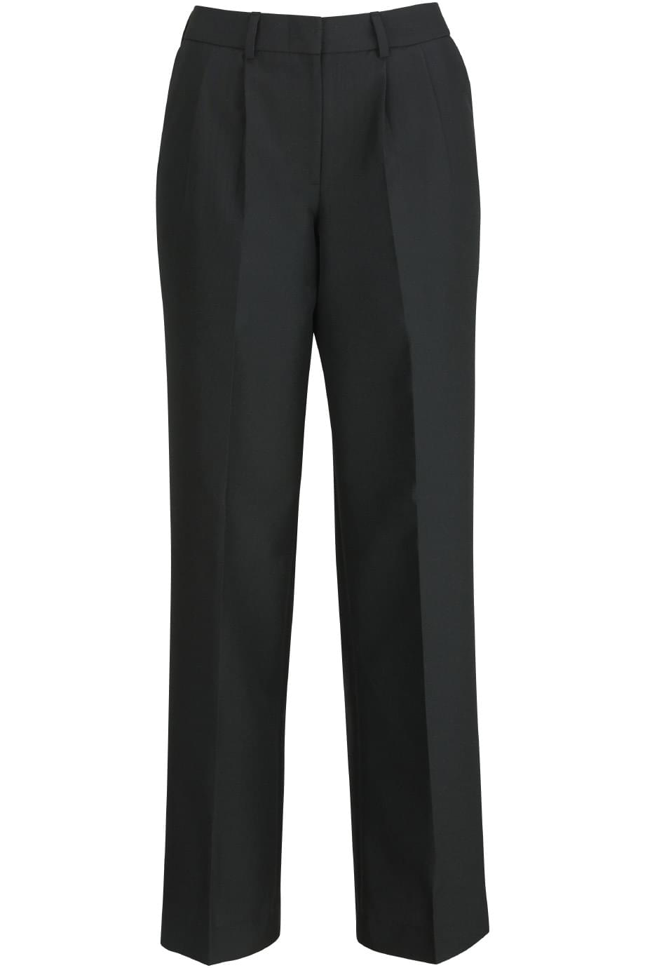 8640 Edwards LADIES PLEATED FRONT POLY/WOOL PANT 8640 Edwards LADIES PLEATED FRONT POLY/WOOL PANT