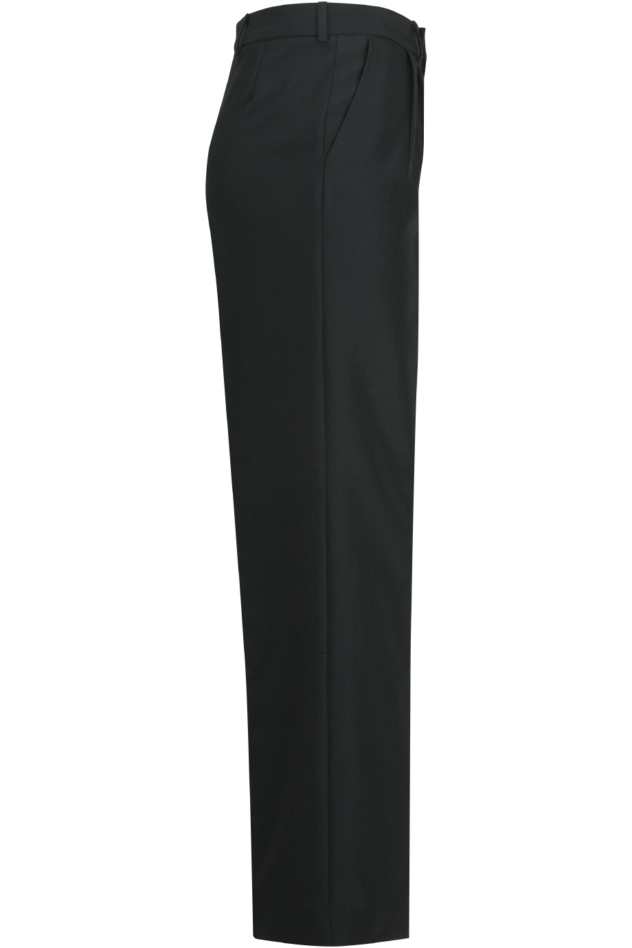 8640 Edwards LADIES PLEATED FRONT POLY/WOOL PANT - Siide Image