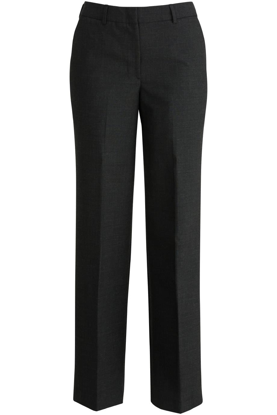 8733 Edwards LADIES WOOL BLEND FLAT FRONT DRESS PANT Zoom Image