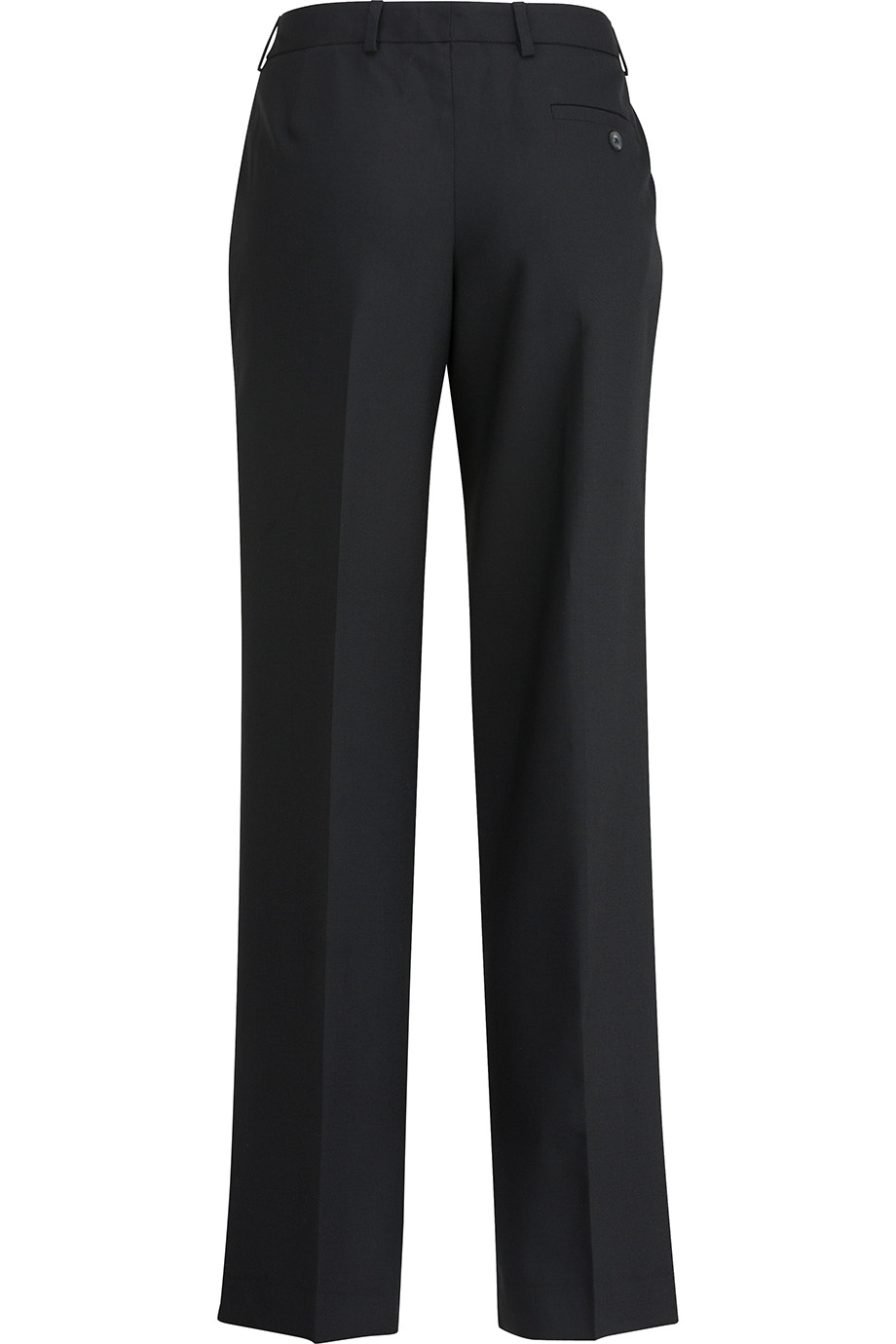 8733 Edwards LADIES WOOL BLEND FLAT FRONT DRESS PANT - Back Image