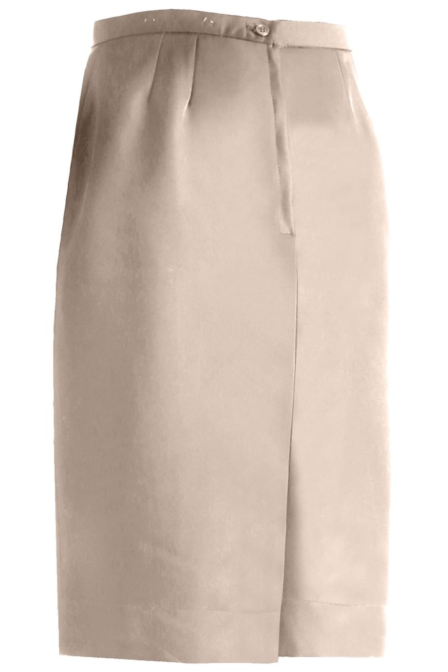 9732 Edwards LADIES MICROFIBER STRAIGHT SKIRT - Back Image