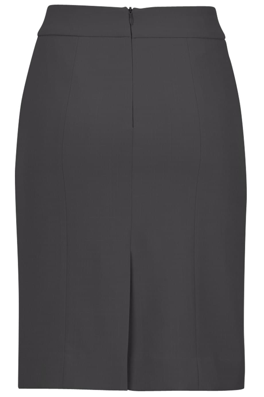 9761 Edwards LADIES INTAGLIO MICROFIBER STRAIGHT SKIRT - Back Image