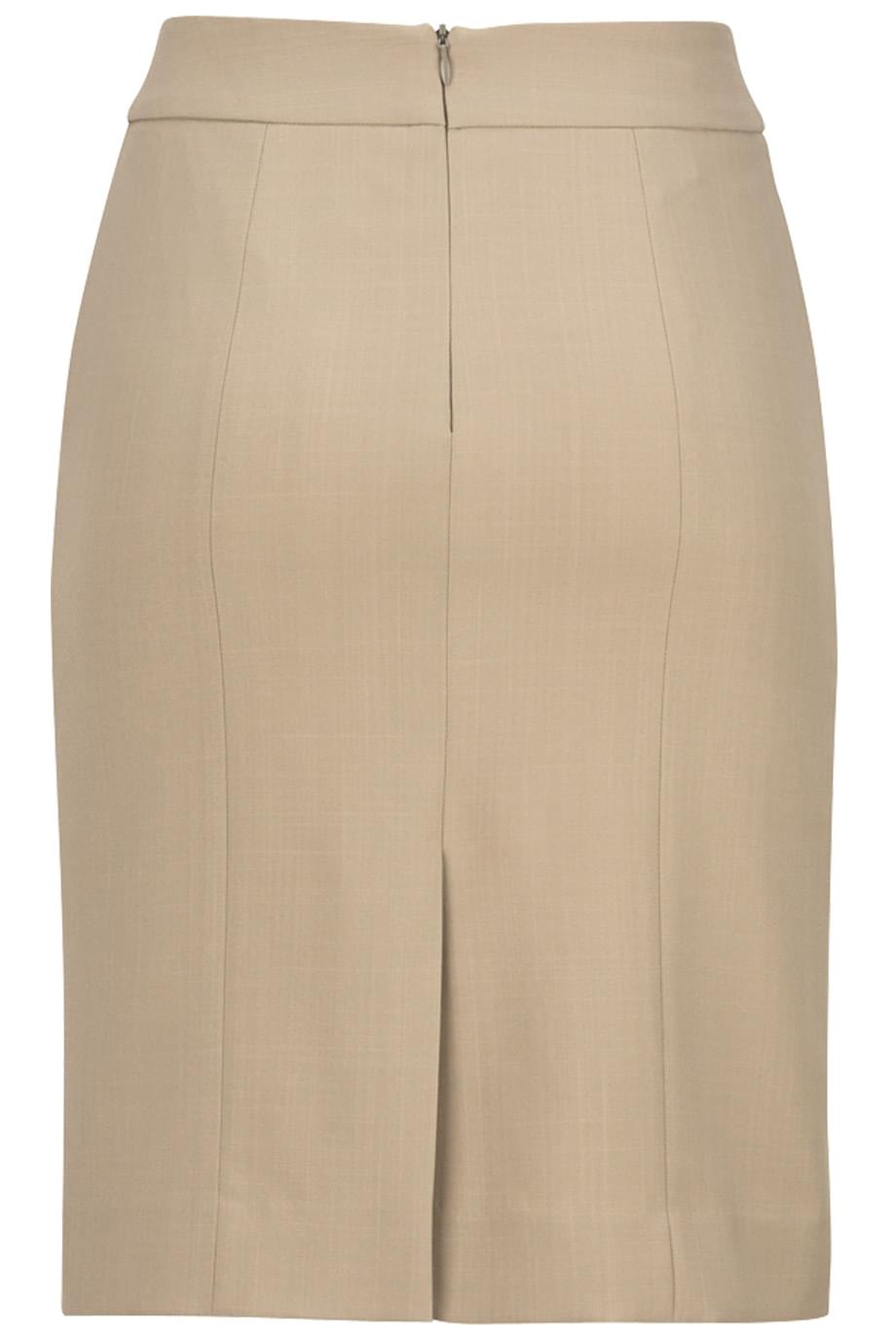 9761 Edwards LADIES INTAGLIO MICROFIBER STRAIGHT SKIRT - Back Image