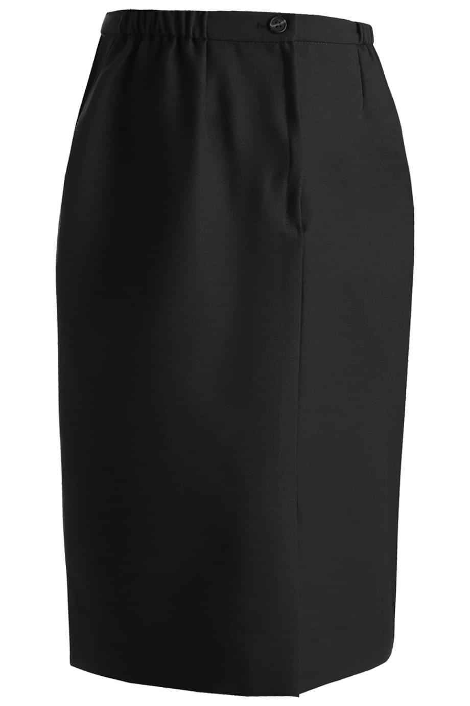 9799 Edwards LADIES POLYESTER STRAIGHT SKIRT - Back Image