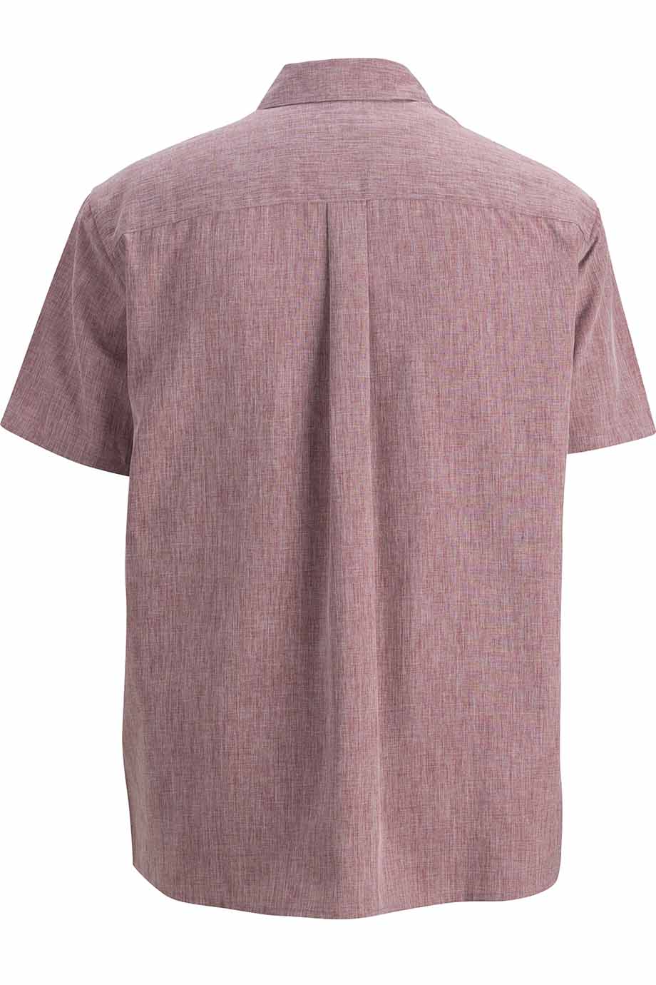 1039 Edwards Garment MELANGE CAMP SHIRT - Back Image