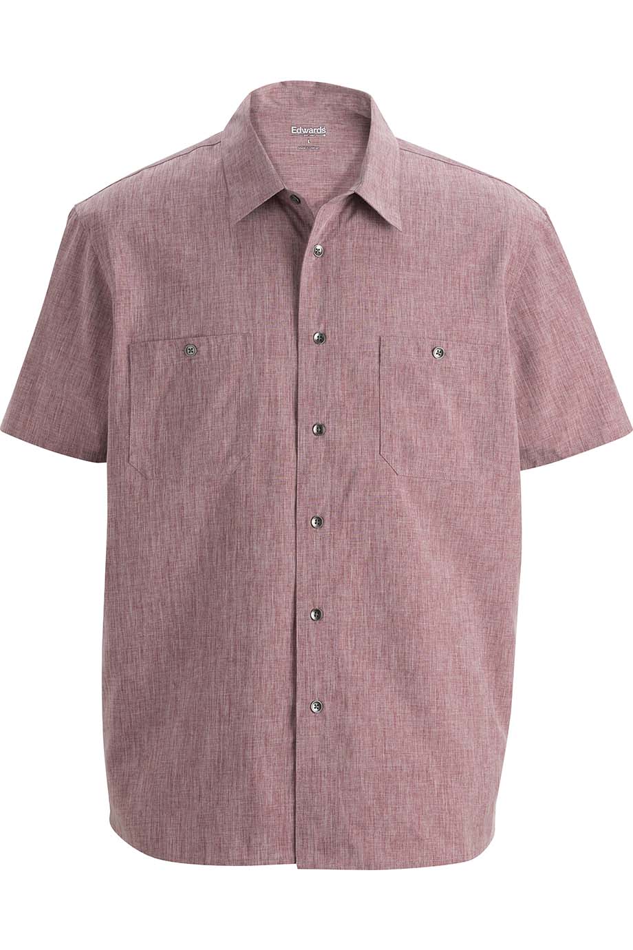 1039 Edwards Garment MELANGE CAMP SHIRT 1039 Edwards Garment MELANGE CAMP SHIRT