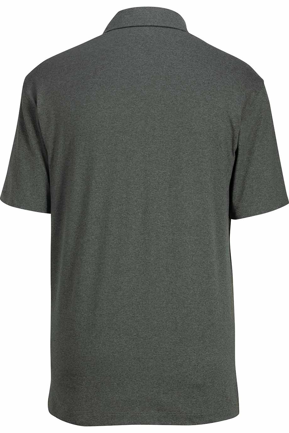 1592 Edwards Garment MENS POINT GREY HEATHERED POLO - Back Image