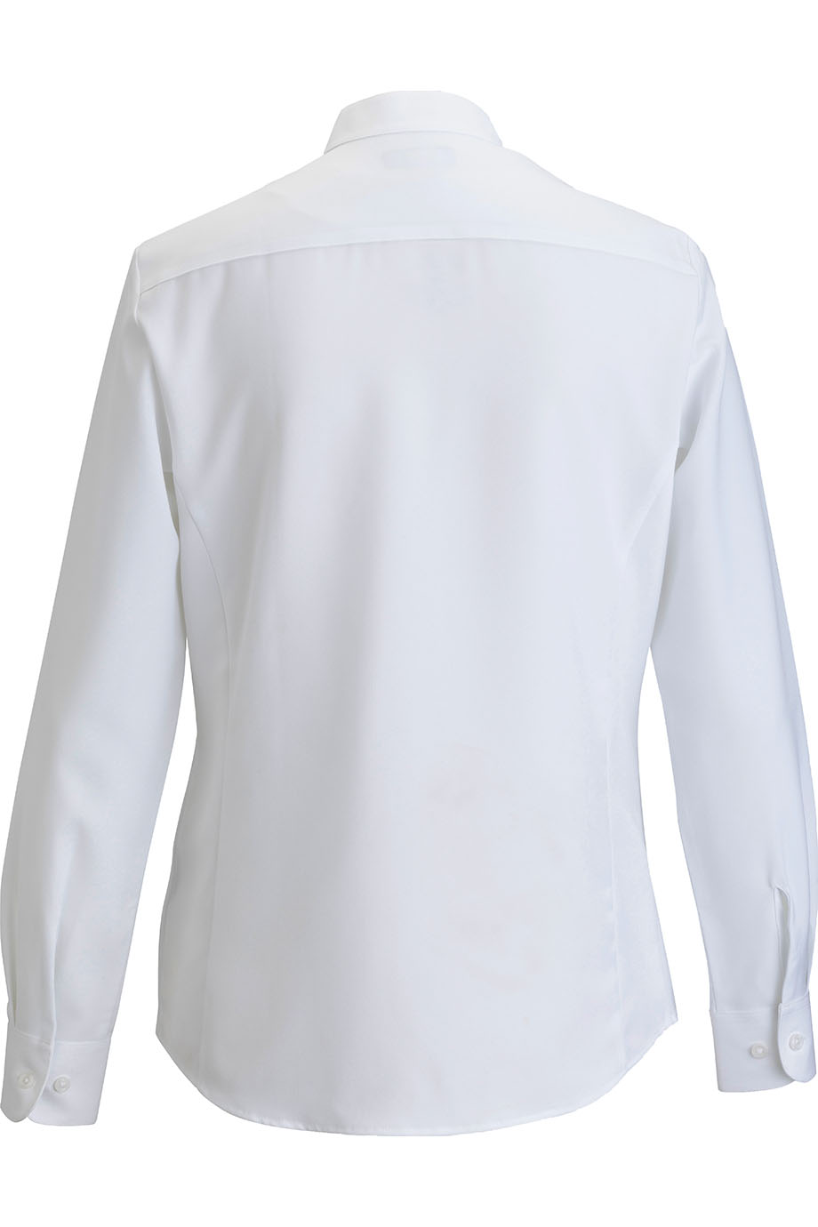 5382 Edwards Garment EDWARDS FLEXBATISTE BANDED COLLAR LONG SLEEVE LADIES SHIRT - Back Image