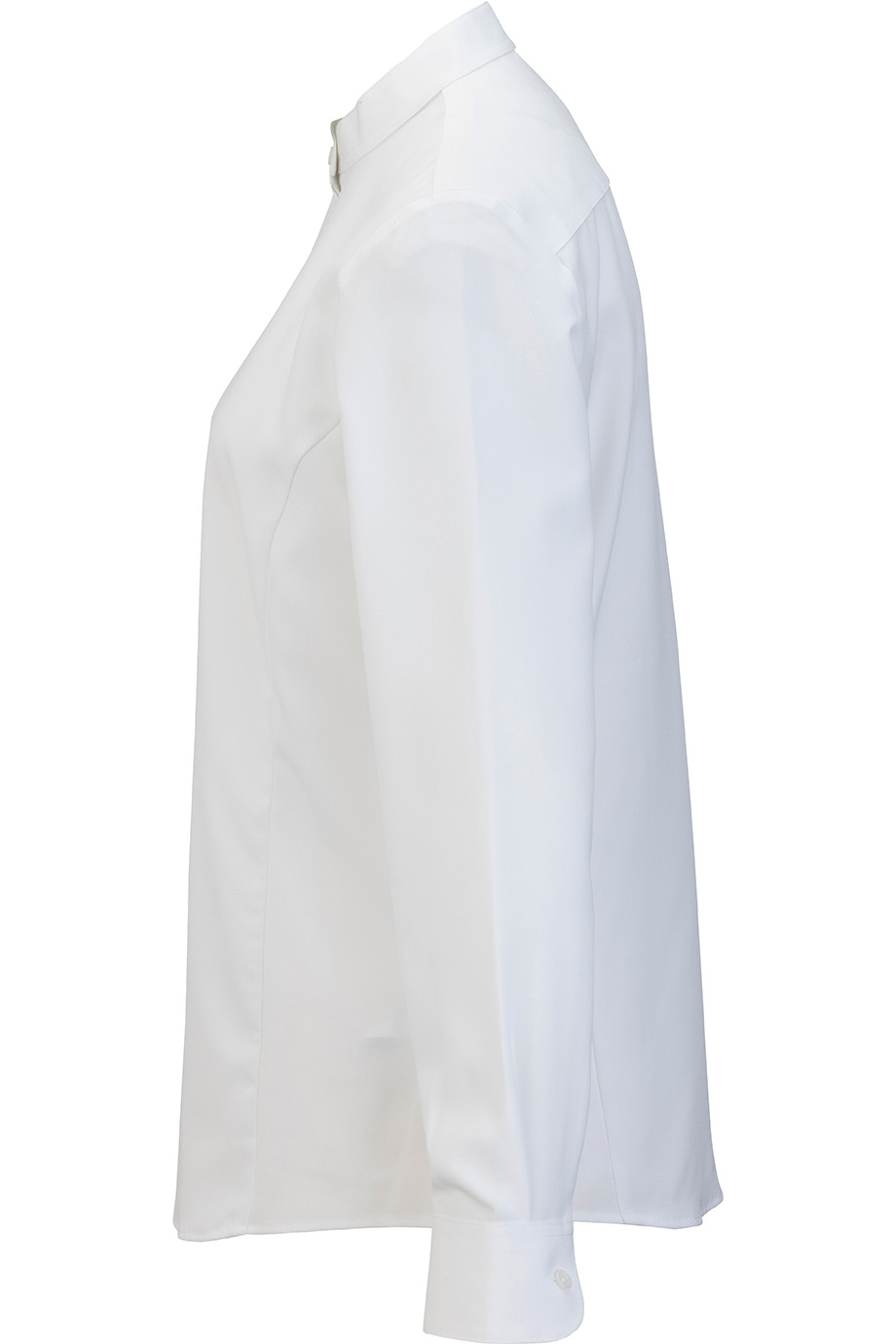 5382 Edwards Garment EDWARDS FLEXBATISTE BANDED COLLAR LONG SLEEVE LADIES SHIRT - Siide Image