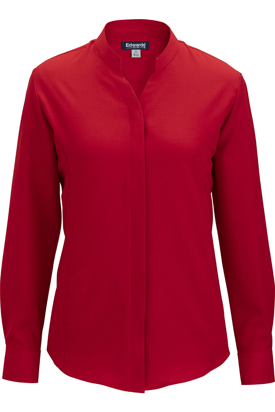 5399 Edwards Garment EDWARDS FLEXBATISTE STAND UP COLLAR LONG SLEEVE LADIES SHIRT 5399 Edwards Garment EDWARDS FLEXBATISTE STAND UP COLLAR LONG SLEEVE LADIES SHIRT