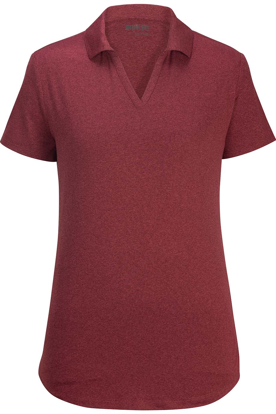5592 Edwards Garment EDWARDS LADIES POINT GREY HEATHERED POLO 5592 Edwards Garment EDWARDS LADIES POINT GREY HEATHERED POLO