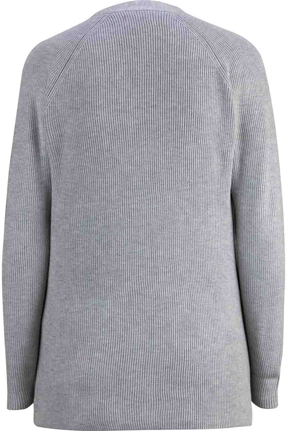 7053 Edwards Garment LADIES OPEN FRONT TUNIC CARDIGAN - Back Image
