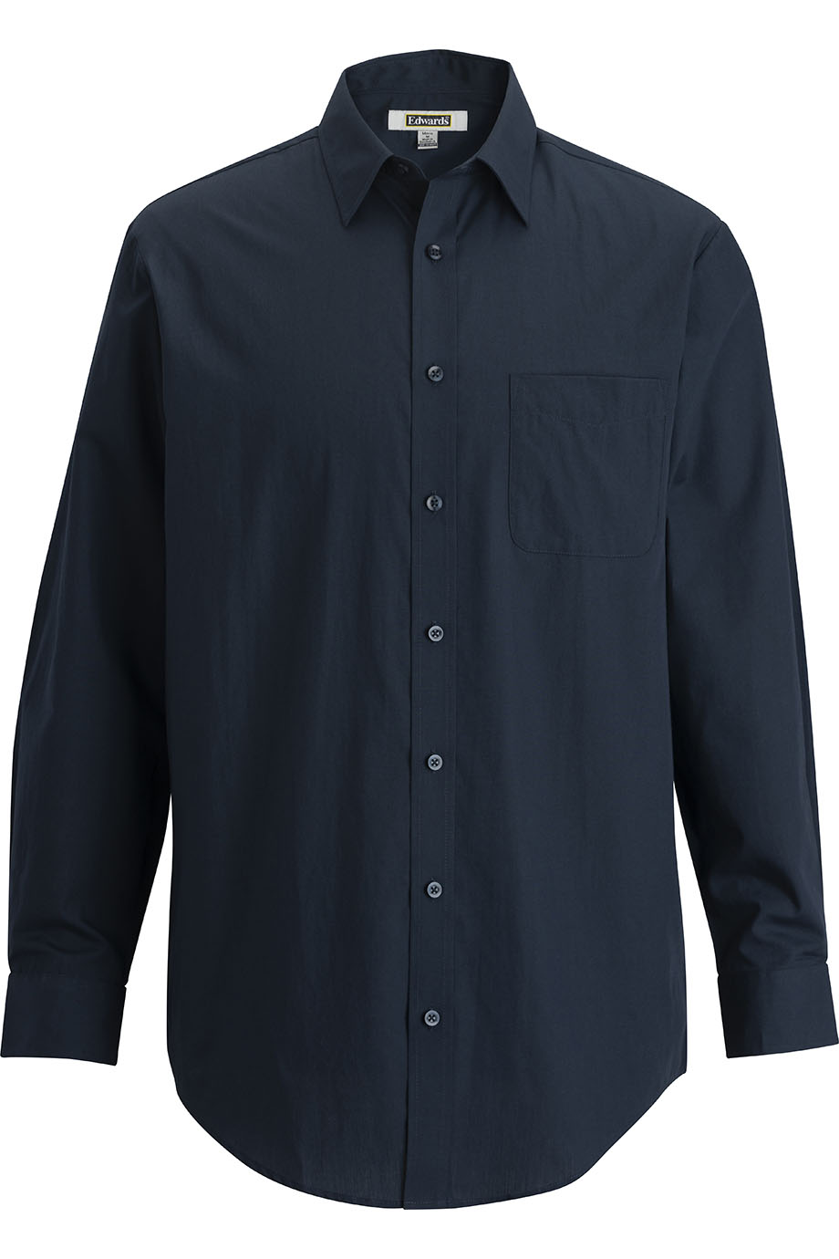 1354 Edwards Garment EDWARDS MENS ESSENTIAL BROADCLOTH SHIRT LONG SLEEVE 1354 Edwards Garment EDWARDS MENS ESSENTIAL BROADCLOTH SHIRT LONG SLEEVE
