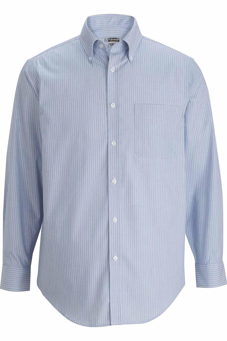 1976 Edwards Garment EDWARDS MENS OXFORD WRINKLE-FREE DRESS SHIRT