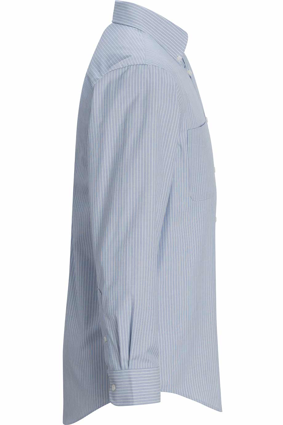 1976 Edwards Garment EDWARDS MENS OXFORD WRINKLE-FREE DRESS SHIRT - Siide Image