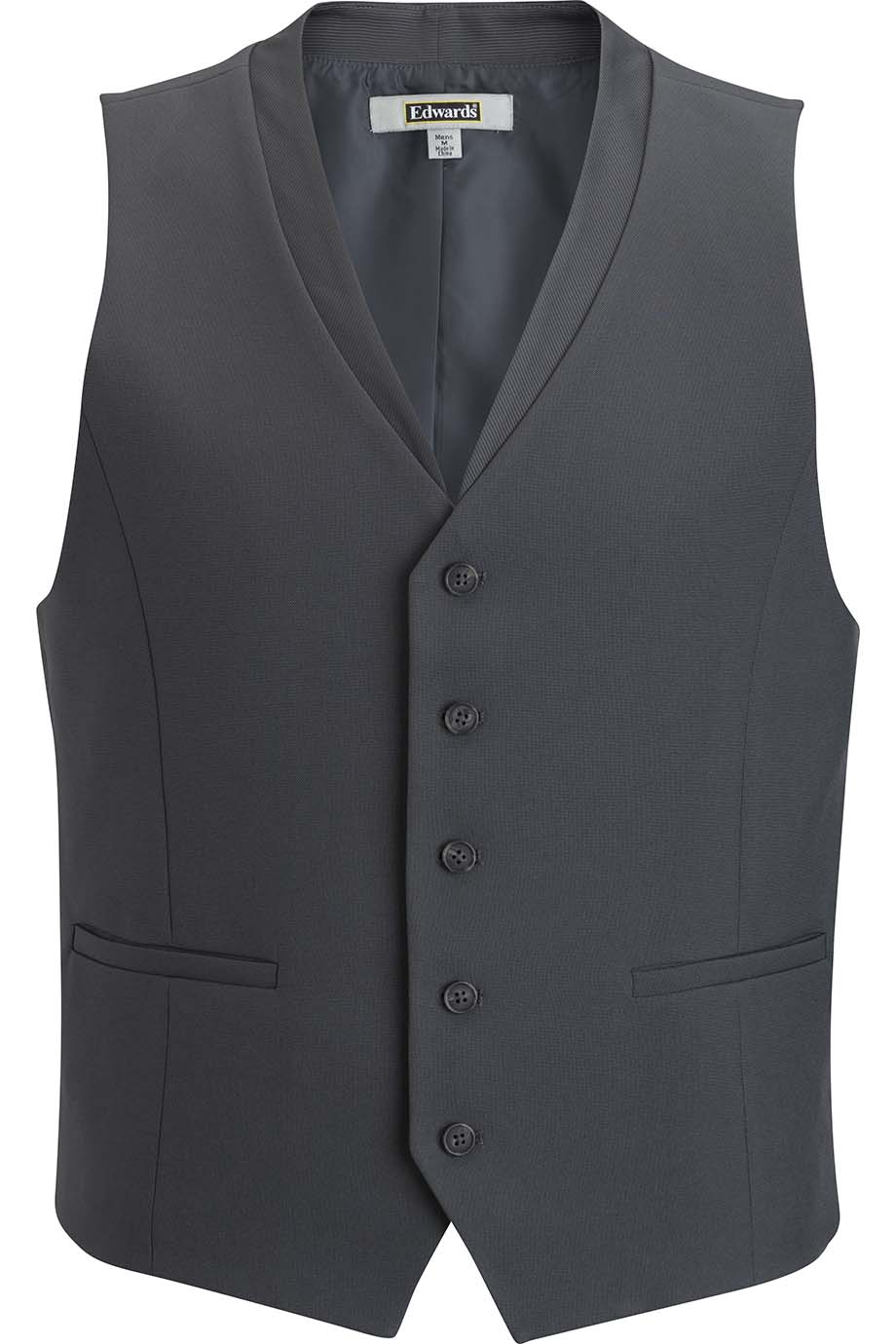 4398 Edwards Garment EDWARDS MENS OTTOMAN TRIM VEST Zoom Image