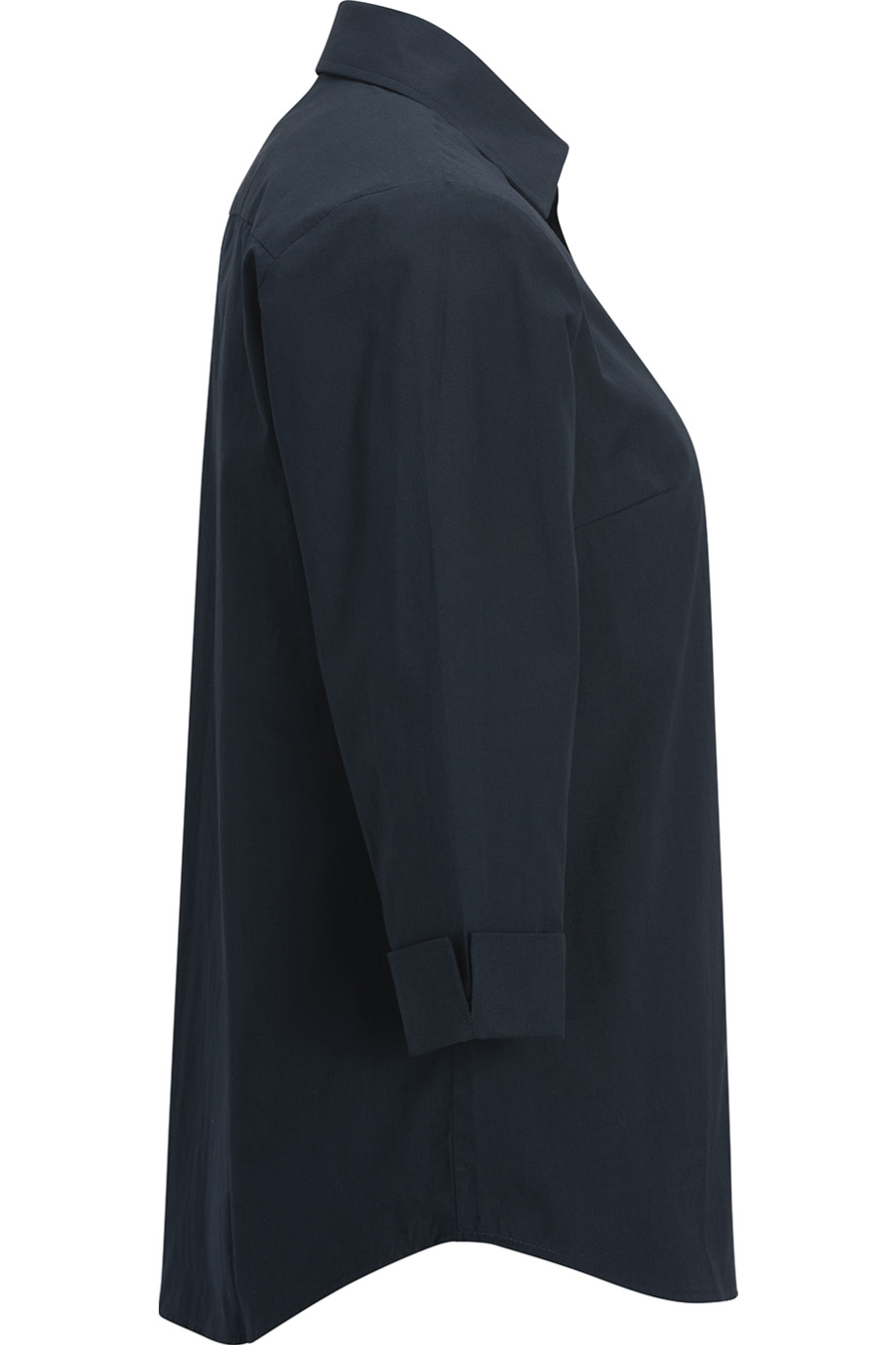 5355 Edwards Garment EDWARDS LADIES ESSENTIAL BROADCLOTH SHIRT 3/4 SLEEVE - Siide Image