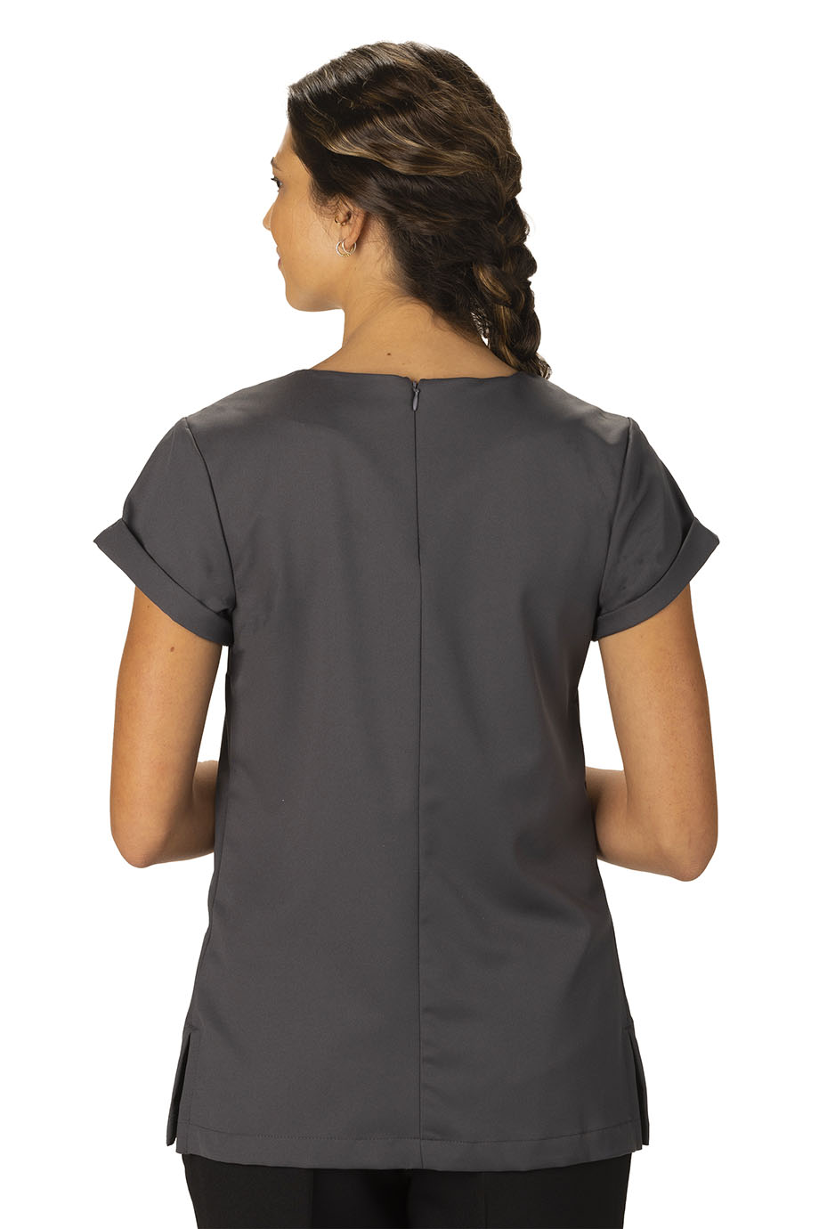 7261 Edwards Garment EDWARDS LADIES SORRENTO POWER STRETCH SPA TUNIC - Back Image