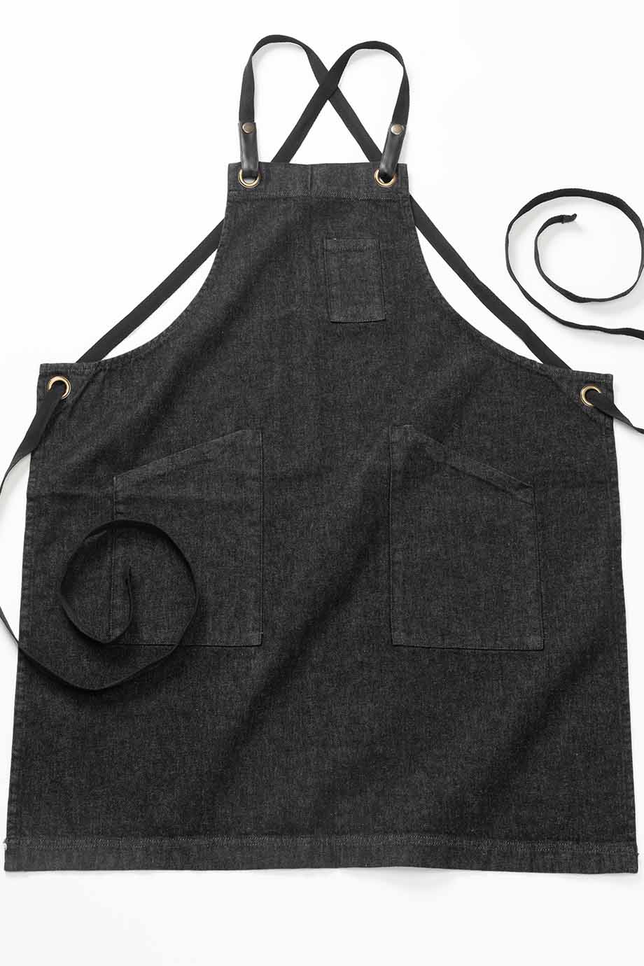 9097 Edwards Garment EDWARDS 3 POCKET CROSS-BACK BIB APRON