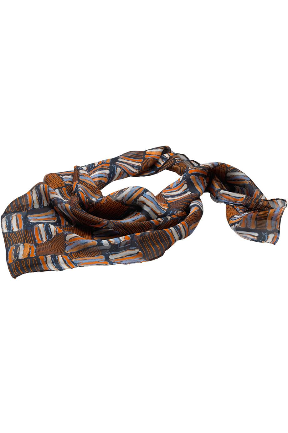 SC53 Edwards Checkerboard Chiffon Scarf