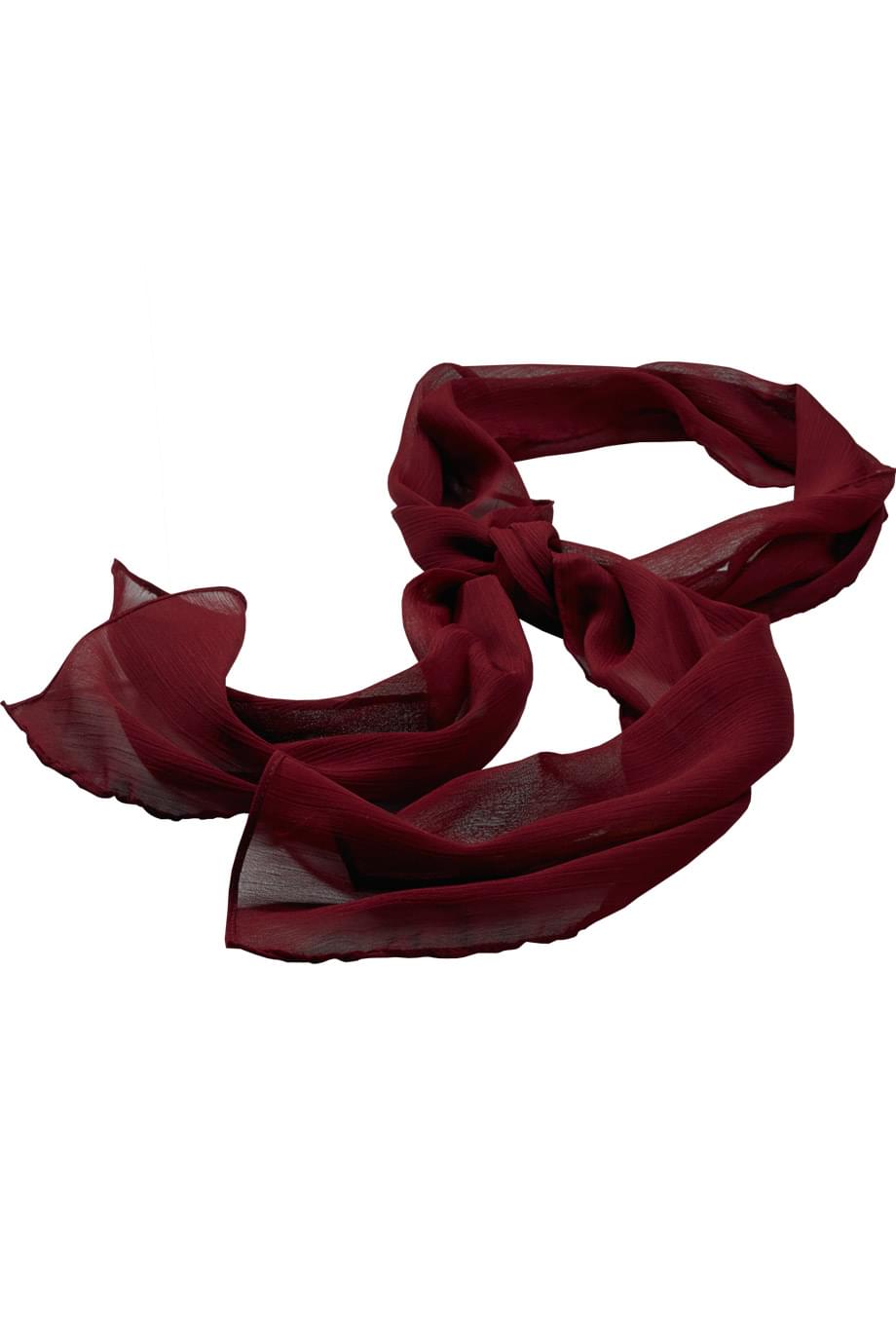 SC56 Edwards SOLID CRINKLE CHIFFON SCARF