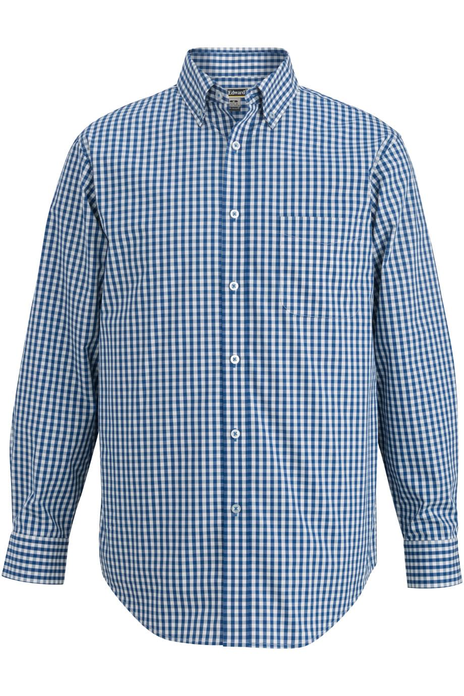 1246 Edwards MENS L/S STRETCH POPLIN SHIRT