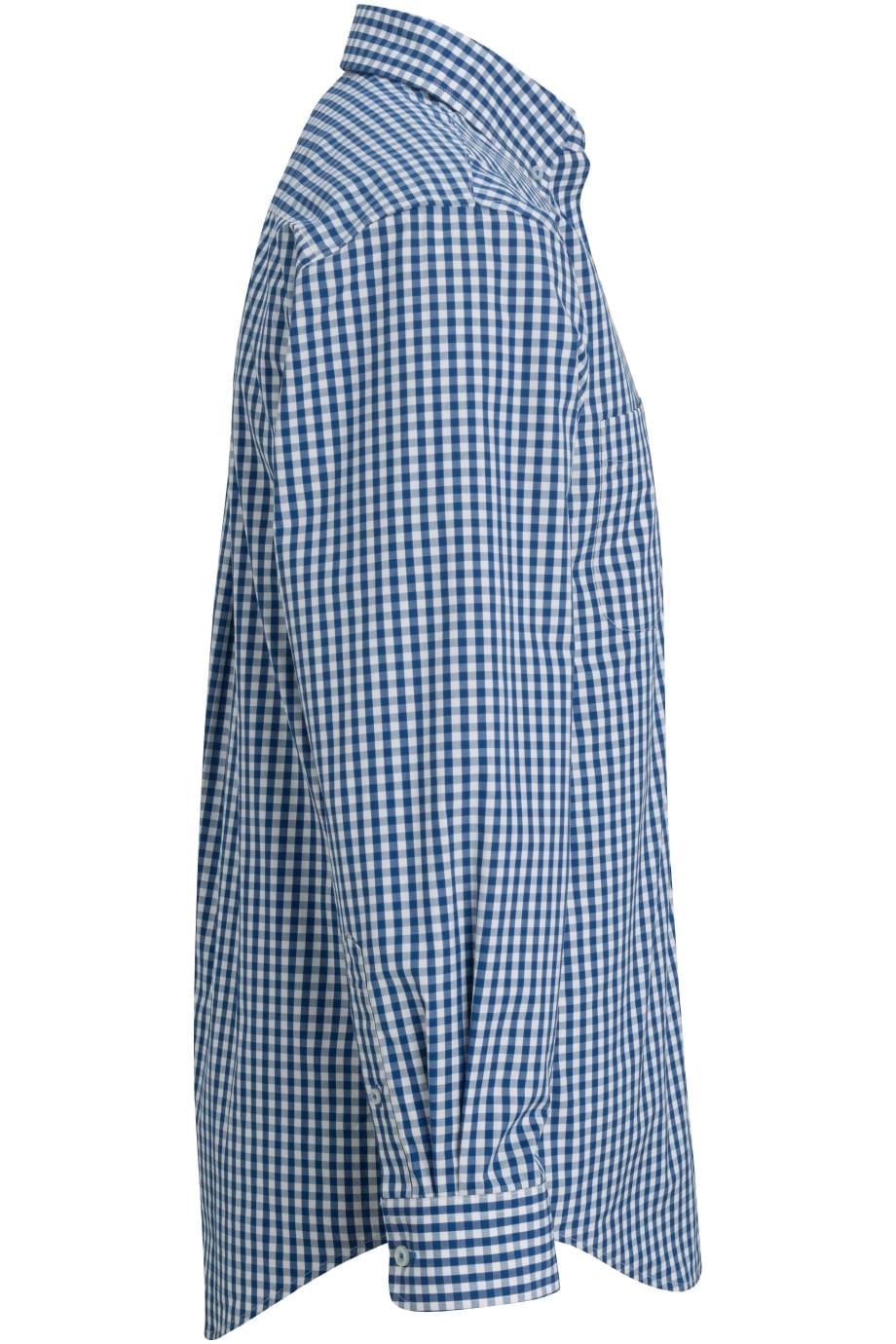 1246 Edwards MENS L/S STRETCH POPLIN SHIRT - Siide Image