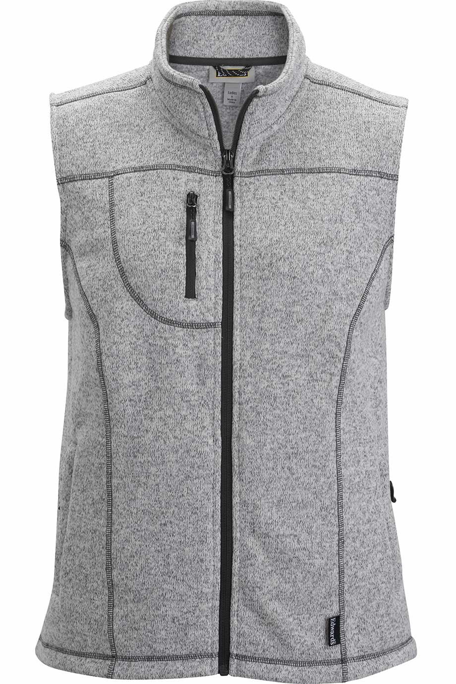 6463 Edwards WOMENS SWEATER KNIT FLEECE VEST