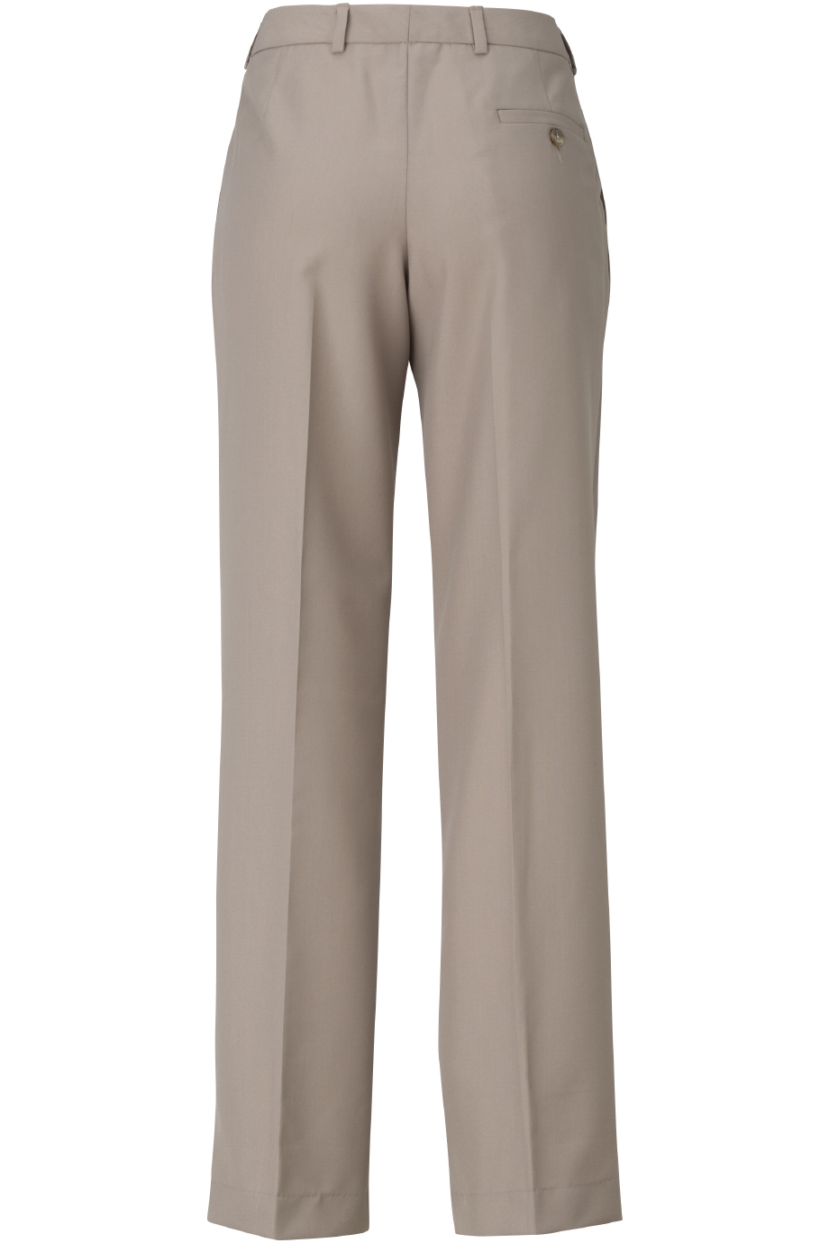 8640 Edwards Ladies Pleated Front Poly/wool Pant 8640 Edwards Ladies Pleated Front Poly/wool Pant - Back Image
