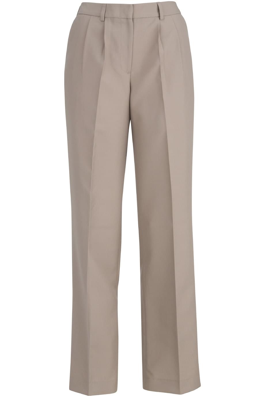 8640 Edwards Ladies Pleated Front Poly/wool Pant 8640 Edwards Ladies Pleated Front Poly/wool Pant