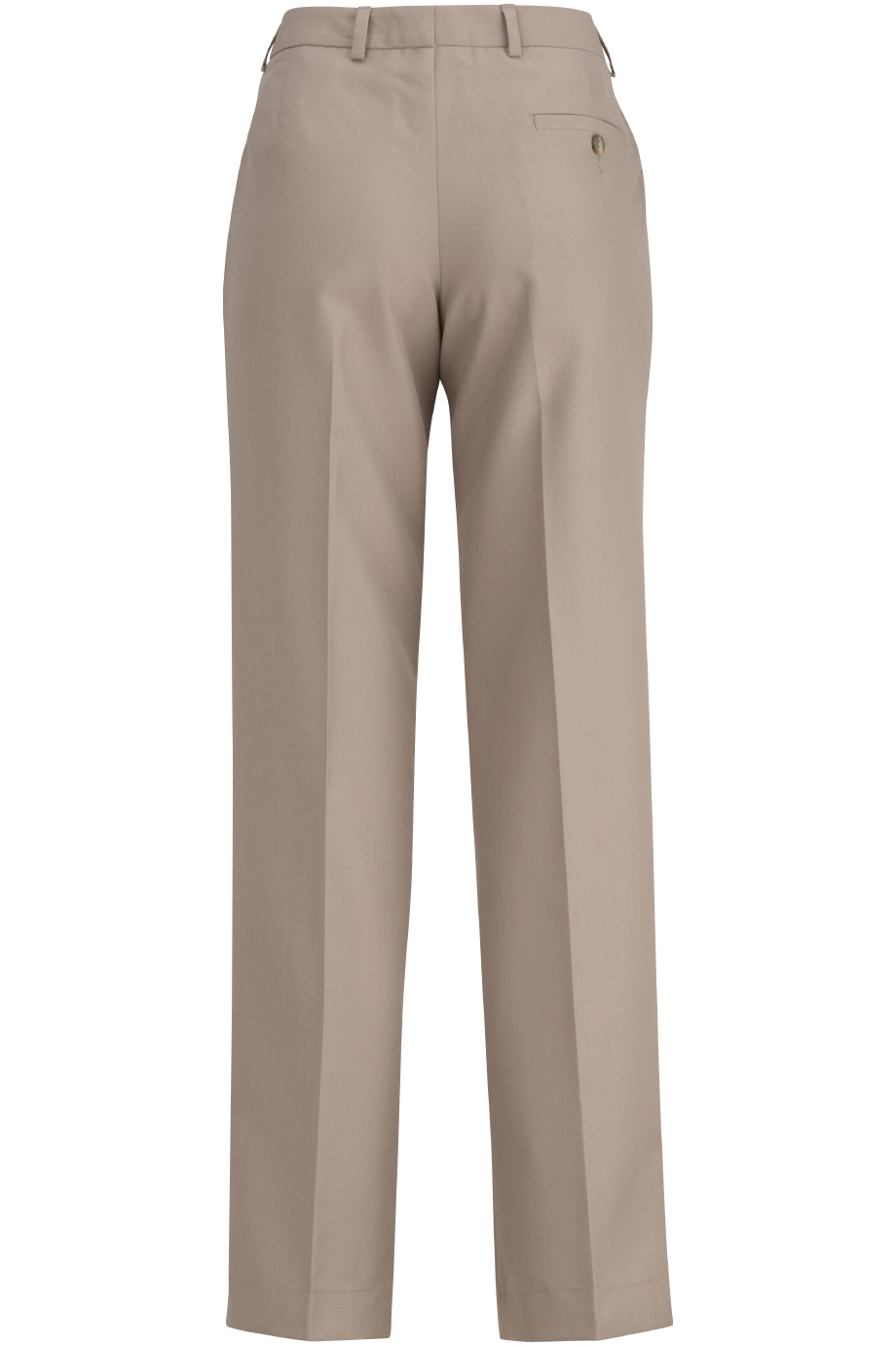 8740 Edwards LADIES FLAT FRONT POLY/WOOL PANT 8740 Edwards LADIES FLAT FRONT POLY/WOOL PANT - Back Image