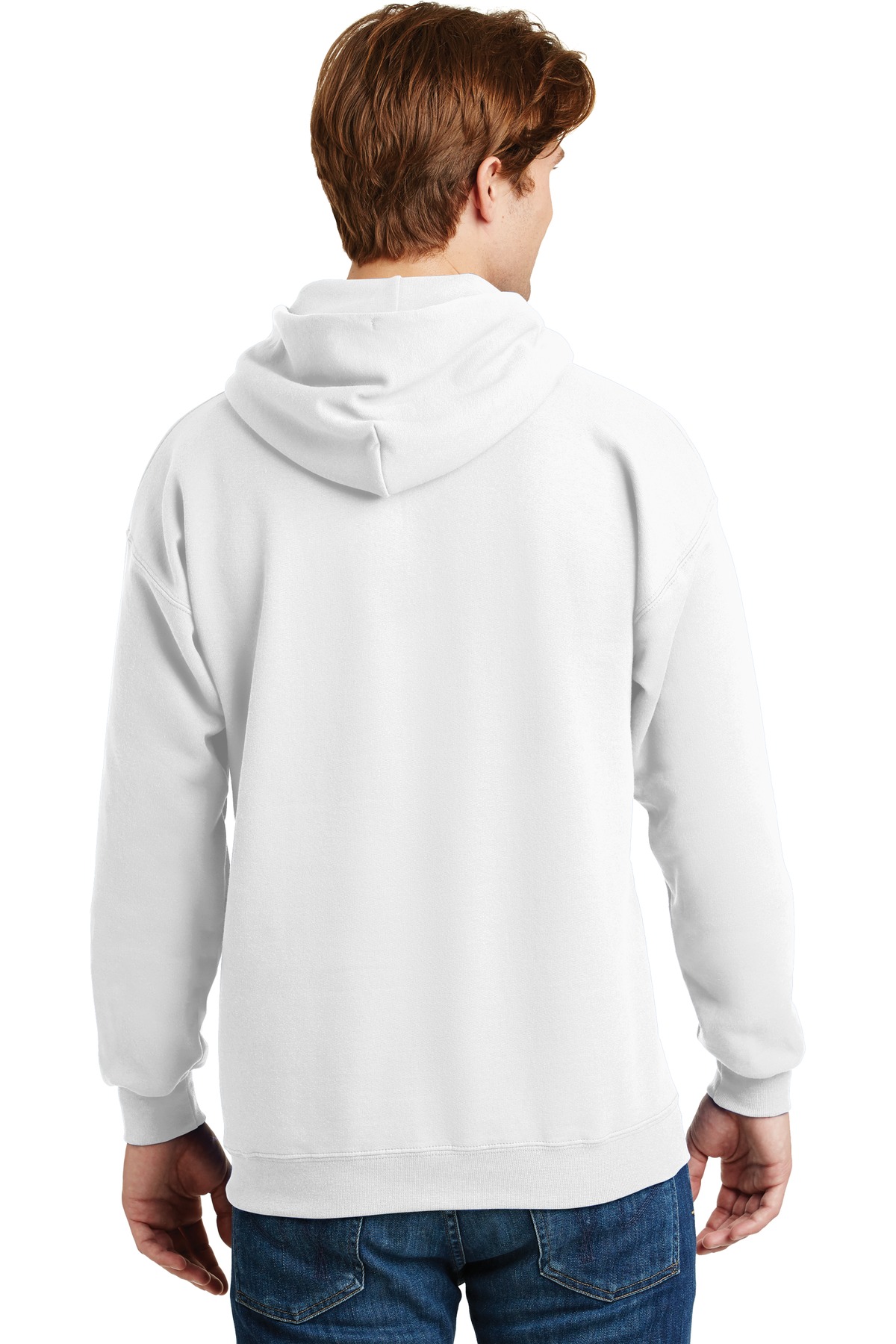 F170 Hanes Ultimate Cotton Hooded Sweatshirt - Back Image
