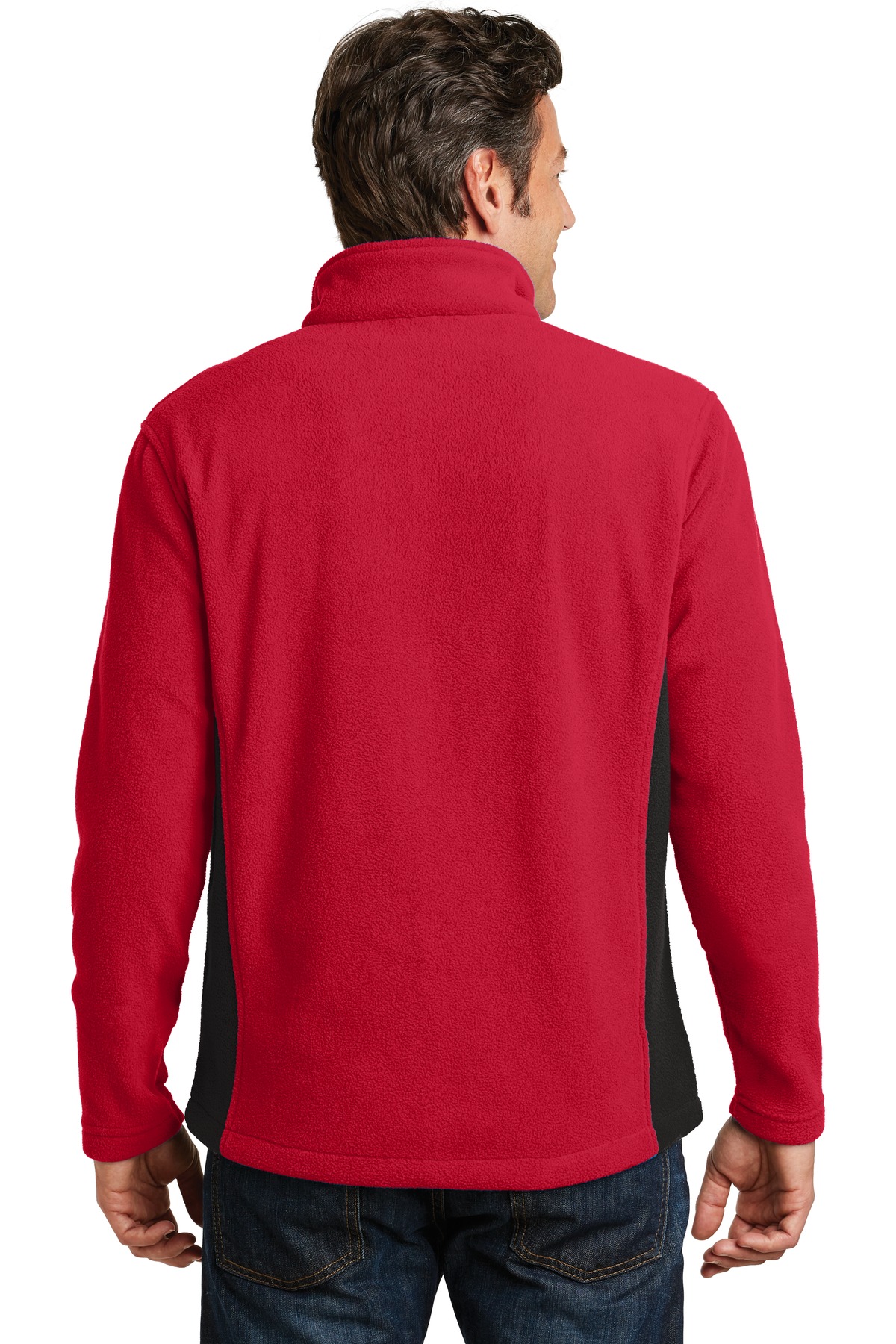 F216 Port Authority Colorblock Value Fleece Jacket F216 Port Authority Colorblock Value Fleece Jacket - Back Image