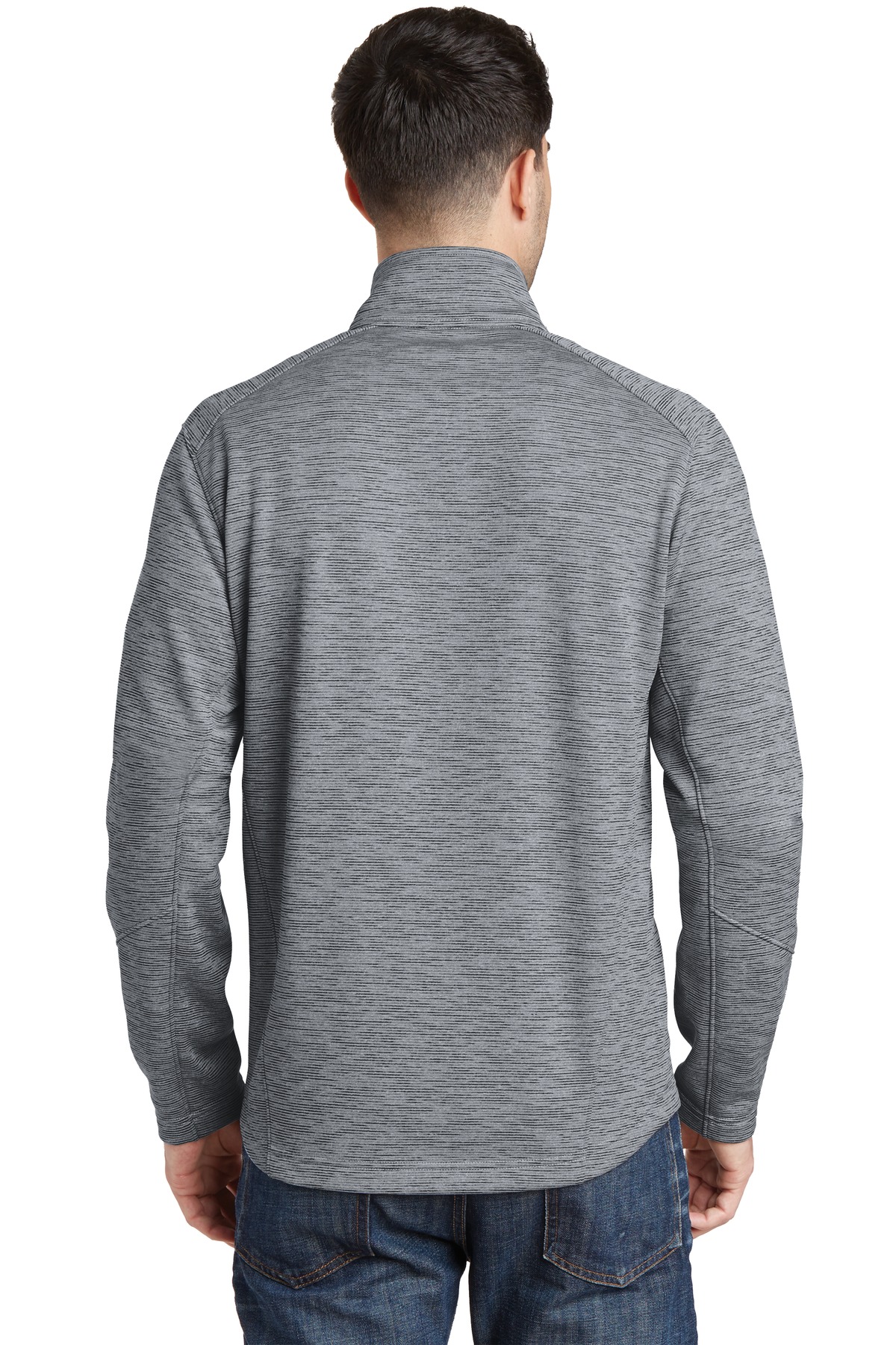 F231 Port Authority Digi Stripe Fleece Jacket - Back Image