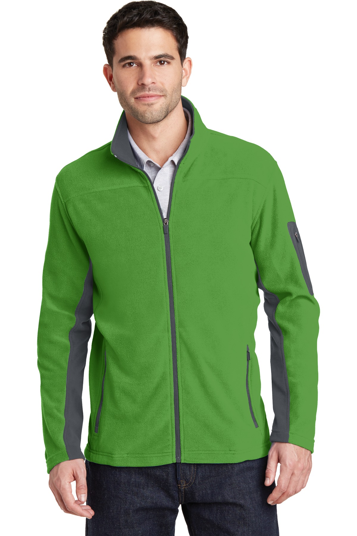 F233 Port Authority Summit Fleece Full-Zip Jacket. Zoom Image