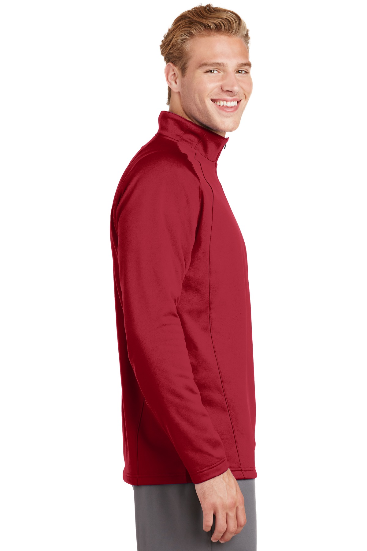 F243 Sport-Tek Sport-Wick Fleece 1/4-Zip Pullover F243 Sport-Tek Sport-Wick Fleece 1/4-Zip Pullover - Siide Image