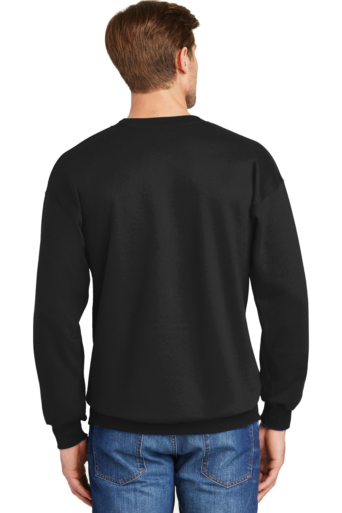 F260 Hanes Ultimate Cotton Crewneck Sweatshirt - Back Image