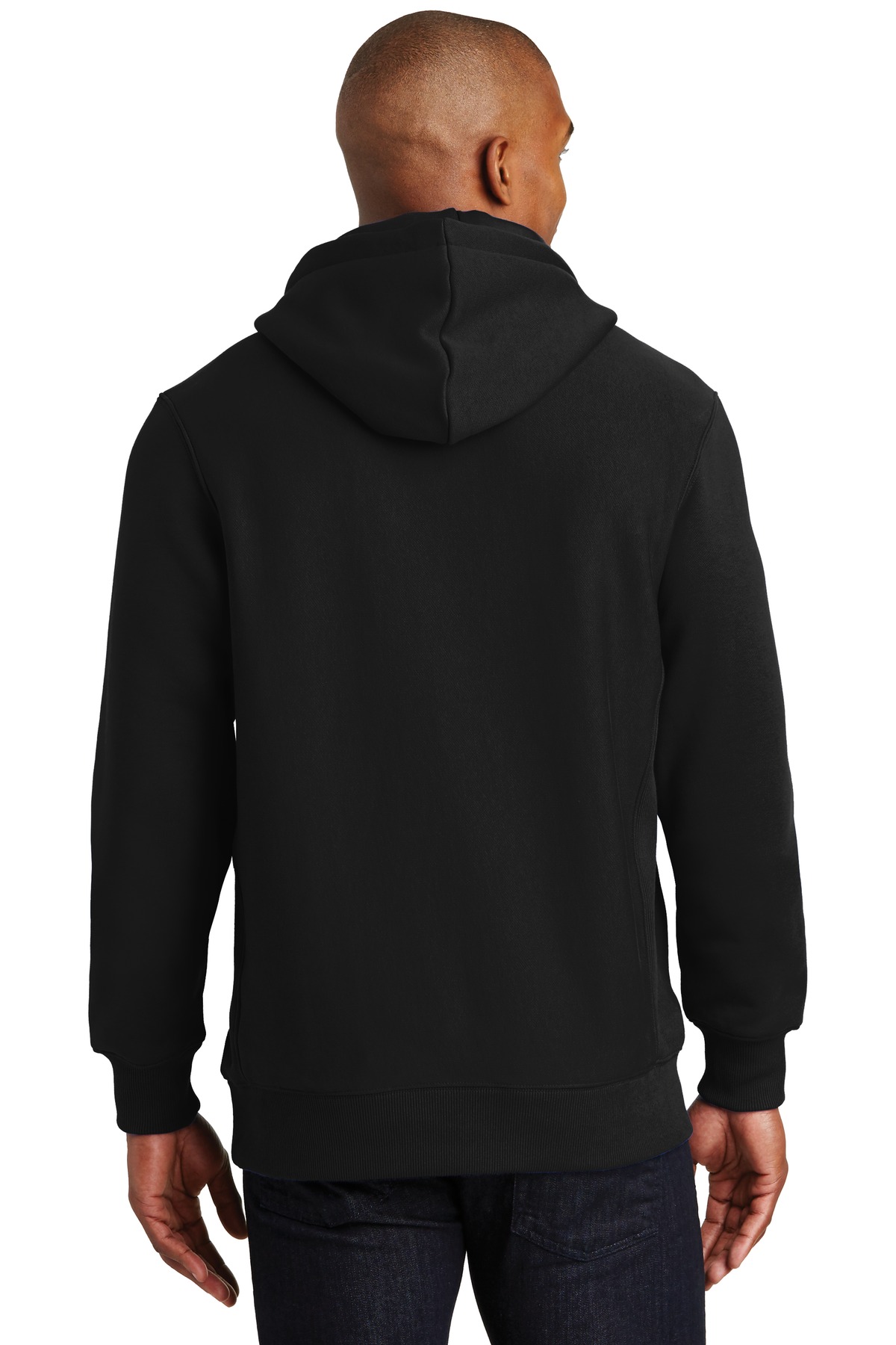 F281 Sport-Tek Super Heavyweight Pullover Hooded Sweatshirt. - Back Image