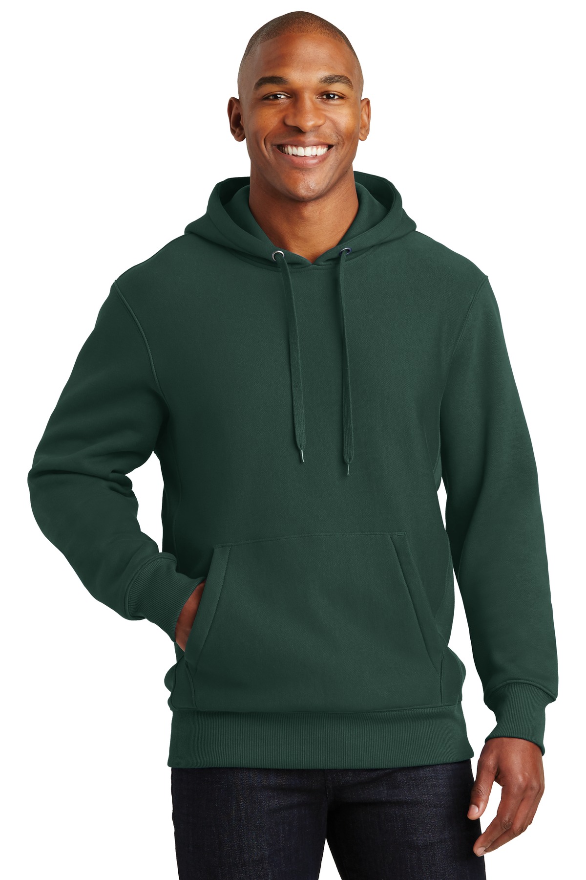F281 Sport-Tek Super Heavyweight Pullover Hooded Sweatshirt.