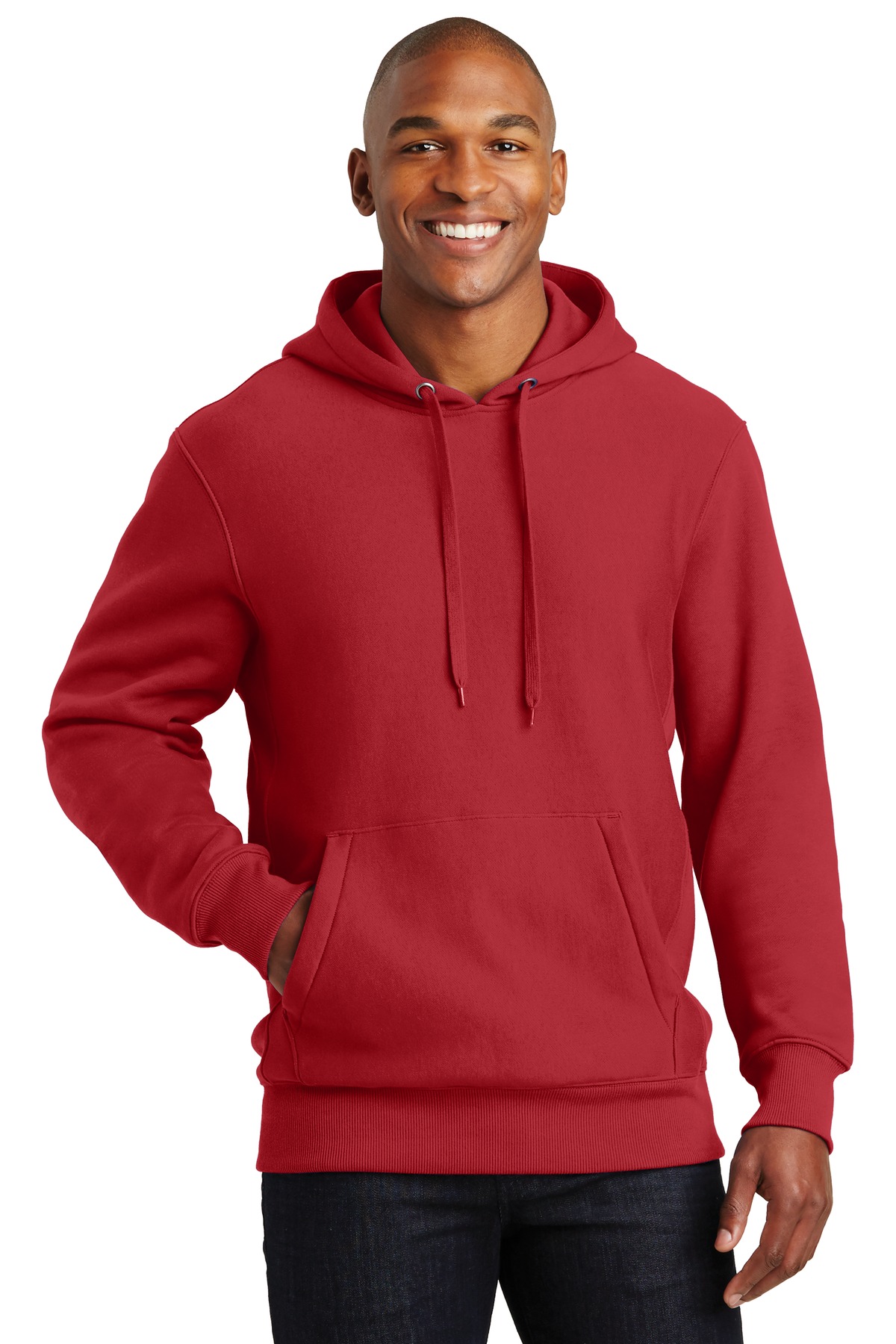 F281 Sport-Tek Super Heavyweight Pullover Hooded Sweatshirt.