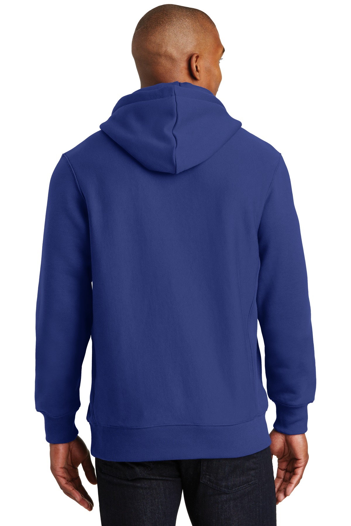 F281 Sport-Tek Super Heavyweight Pullover Hooded Sweatshirt. - Back Image