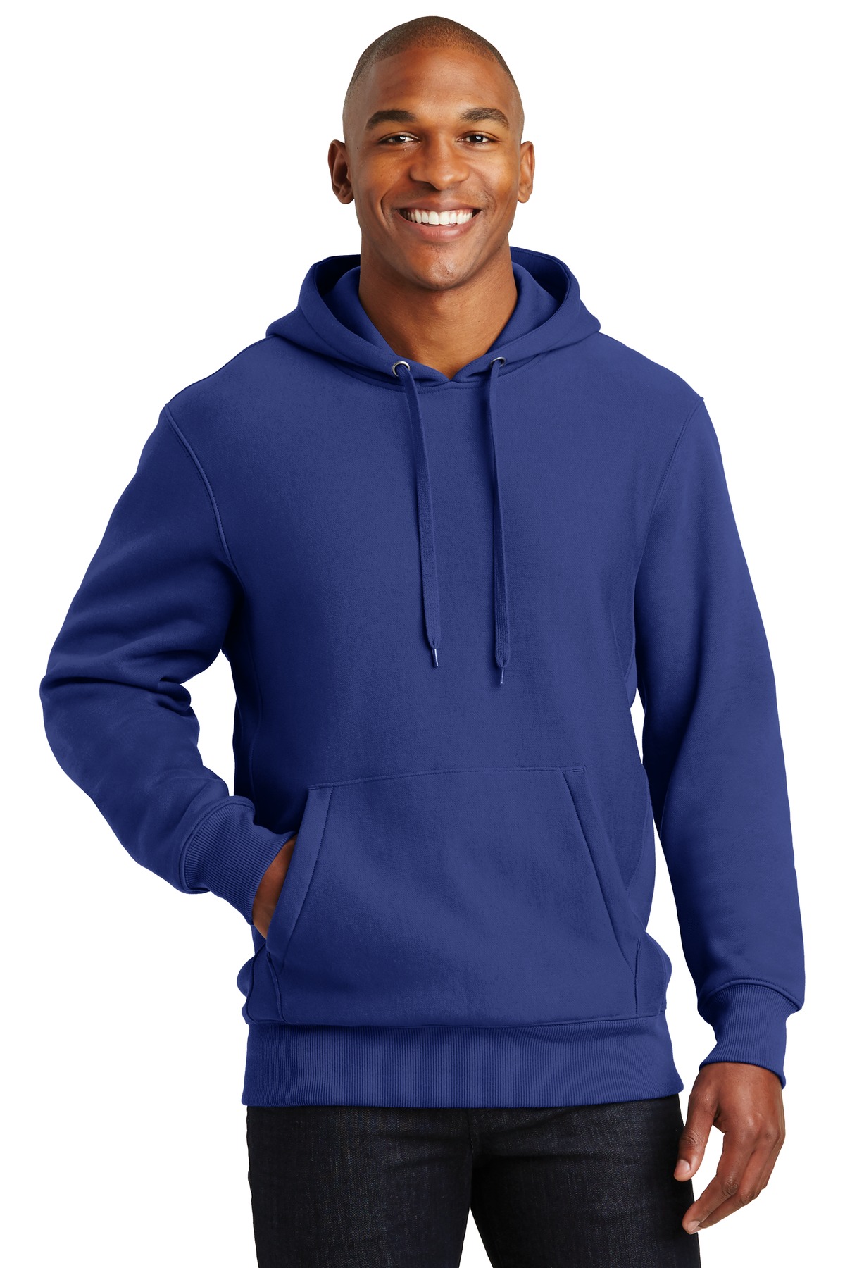 F281 Sport-Tek Super Heavyweight Pullover Hooded Sweatshirt.