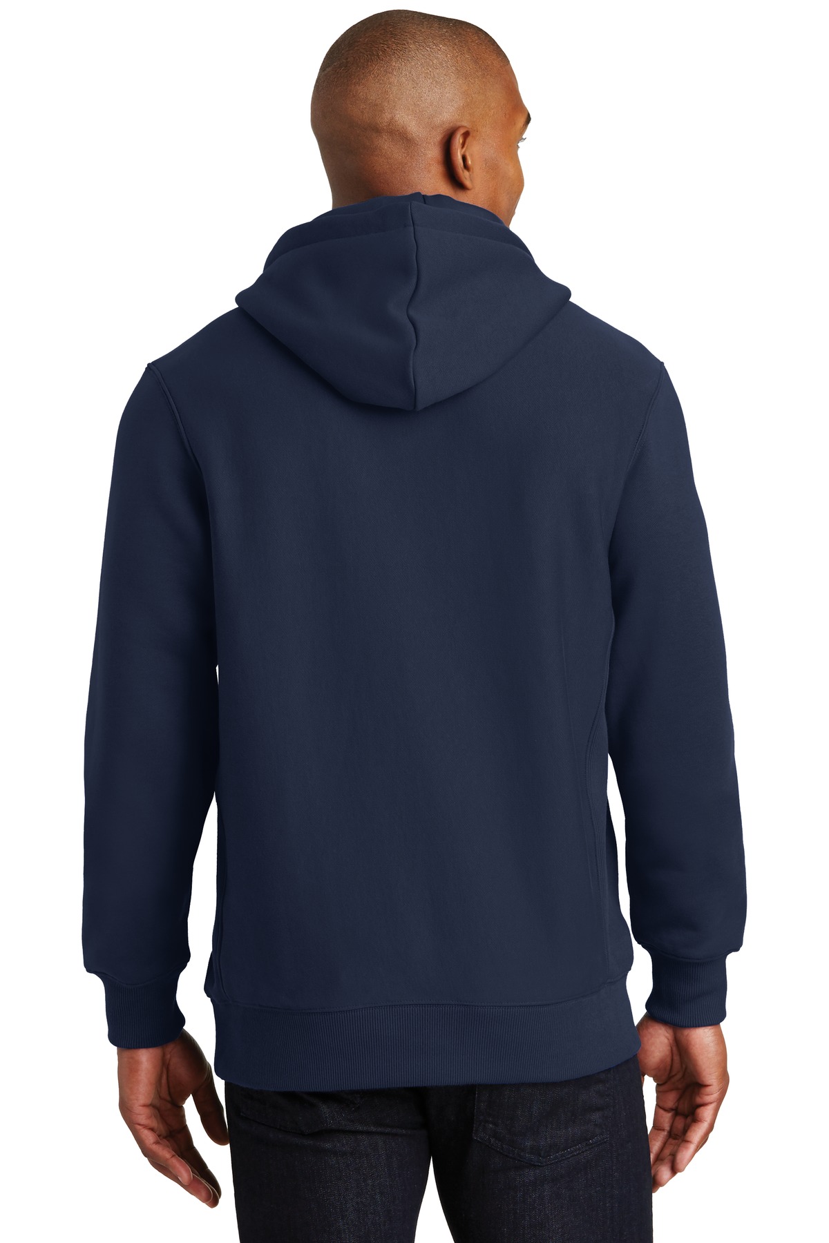 F281 Sport-Tek Super Heavyweight Pullover Hooded Sweatshirt. - Back Image
