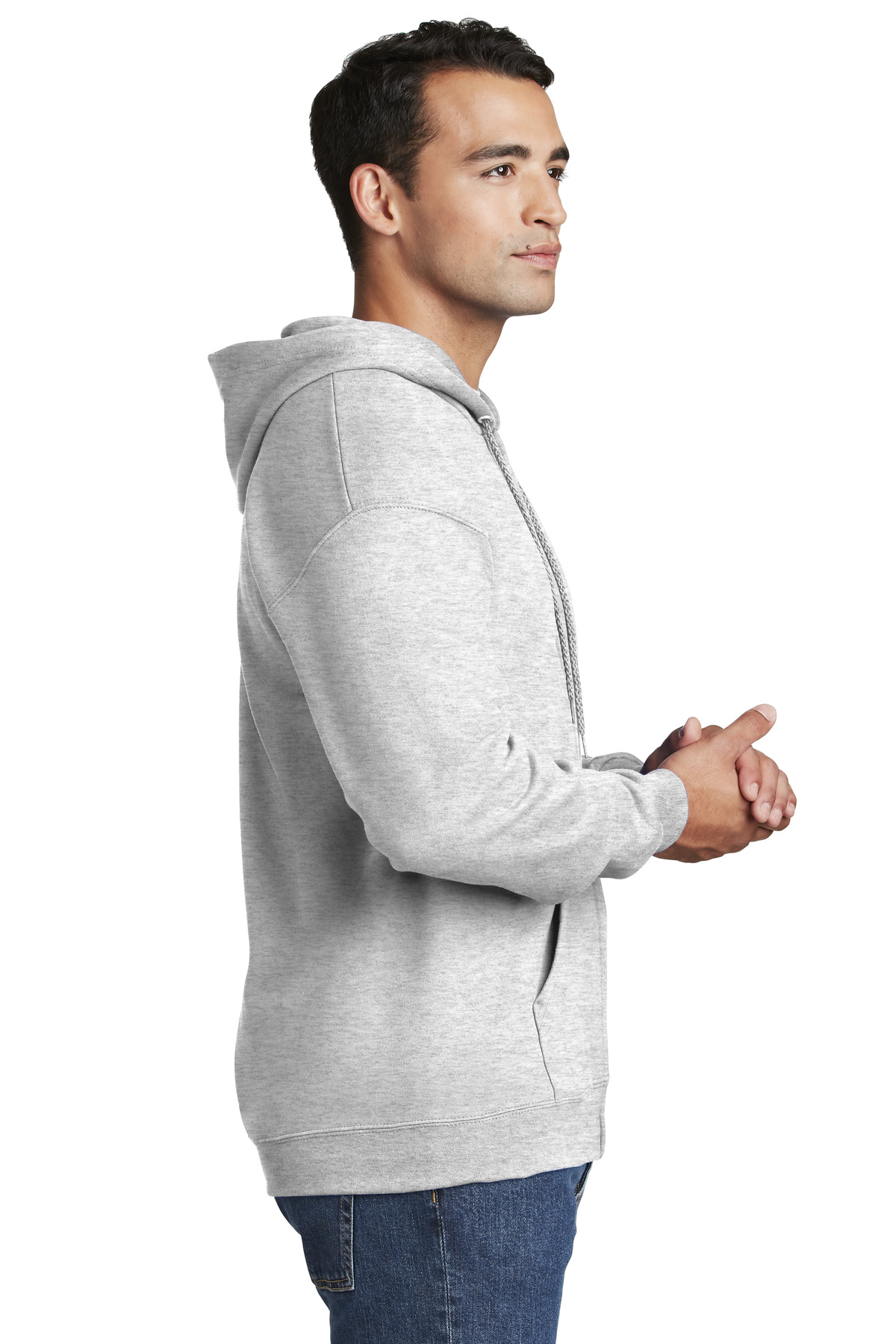 F283 Hanes Ultimate Cotton - Full-Zip Hooded Sweatshirt. - Siide Image