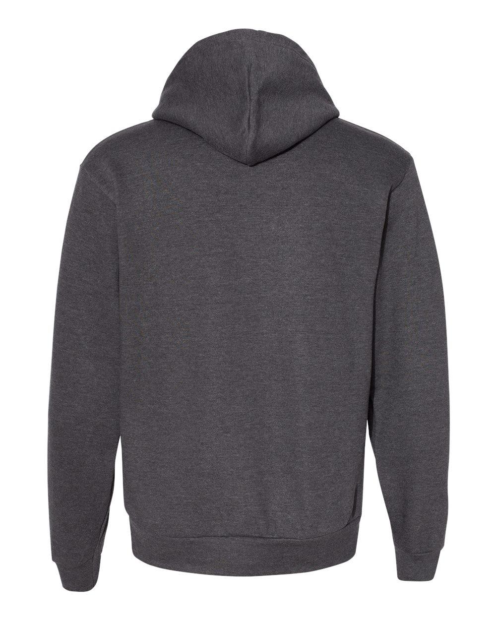 F498W American Apparel Unisex Flex Fleece Drop Shoulder Pullover Hoodie - Back Image