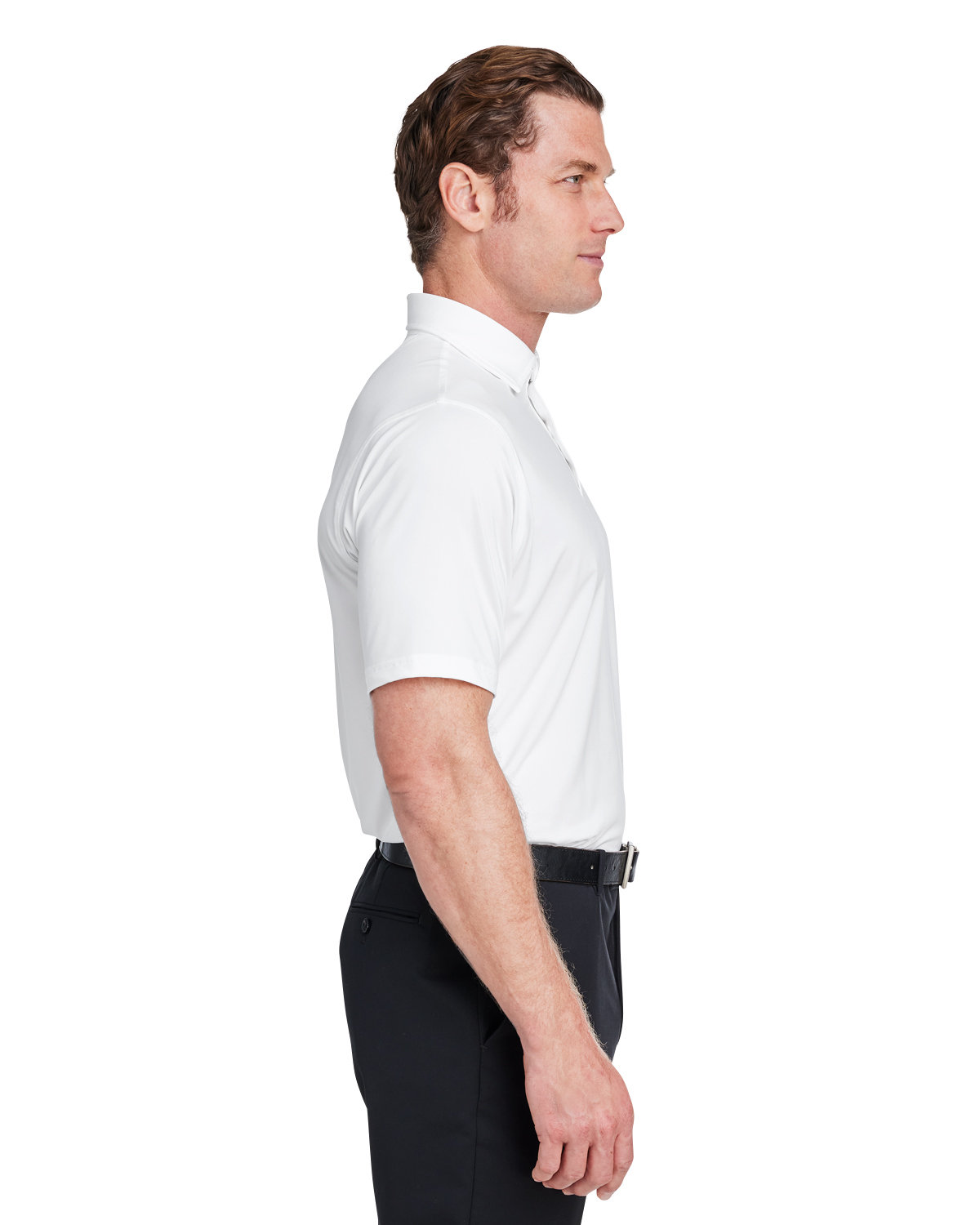F31534 Fairway & Greene Mens USA Made Tournament Solid Tech Polo - Siide Image