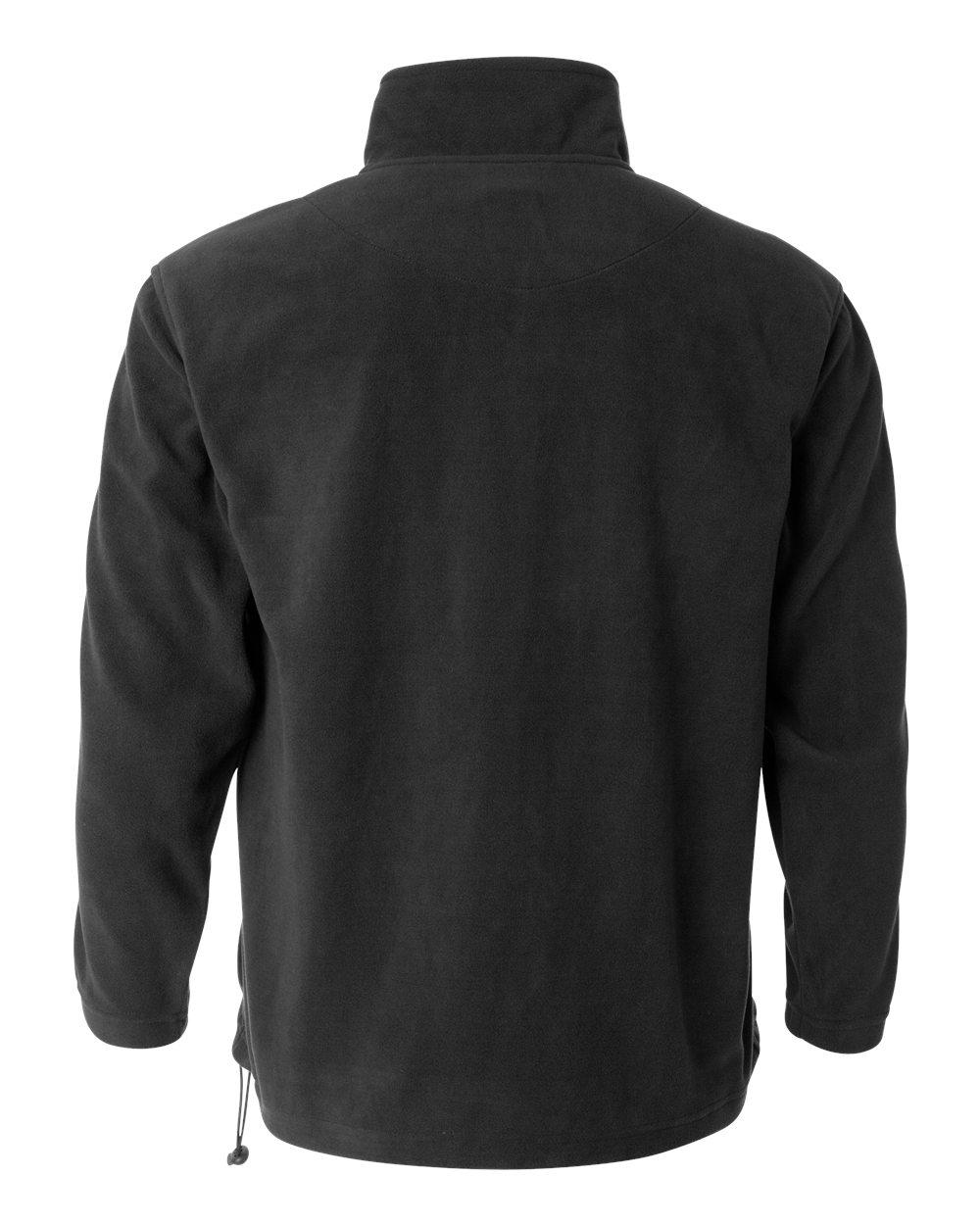 3351 FeatherLite Unisex Microfleece Quarter-Zip Pullover 3351 FeatherLite Unisex Microfleece Quarter-Zip Pullover - Back Image