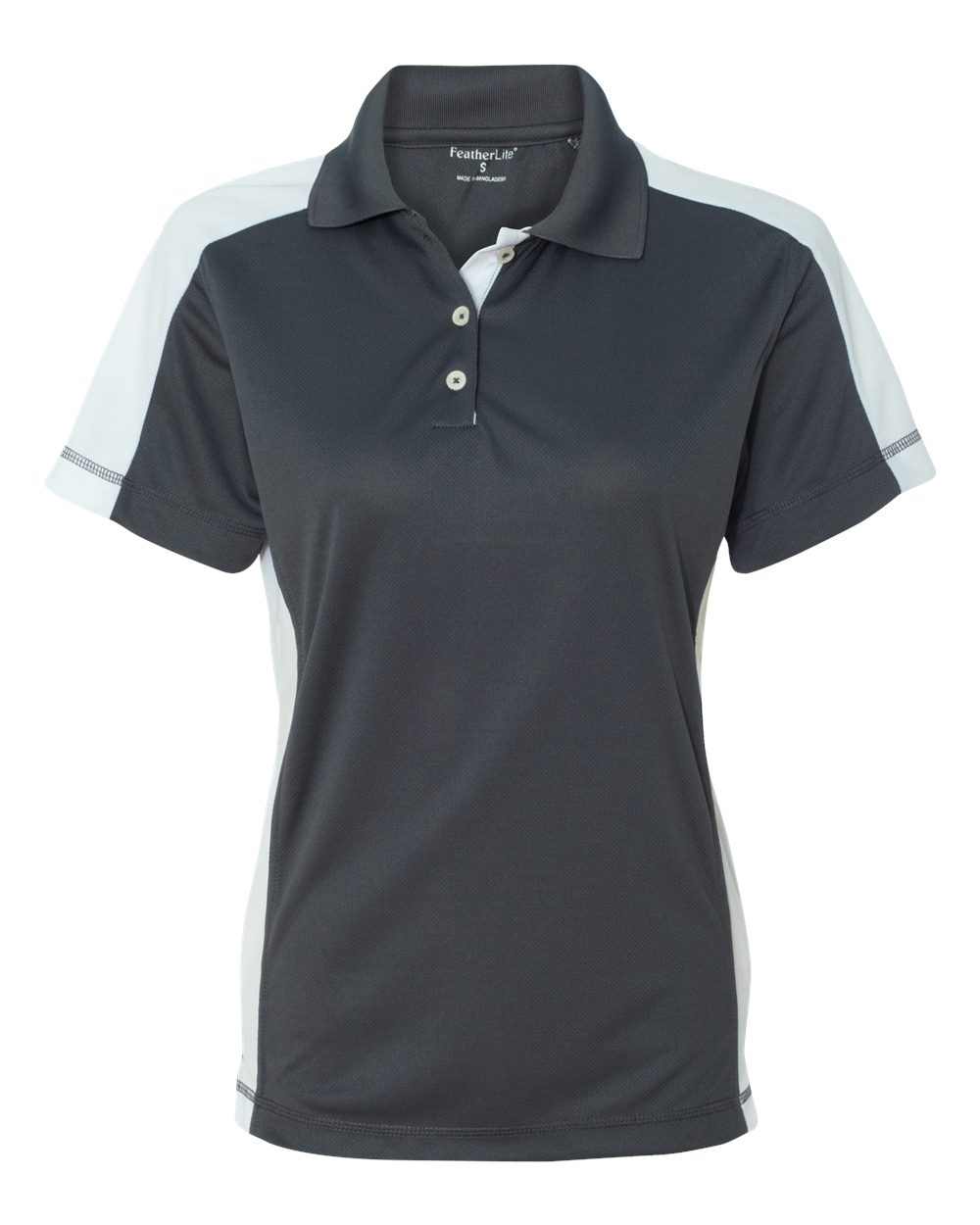 5465 FeatherLite Womens Colorblocked Moisture Free Mesh Sport Shirt Zoom Image
